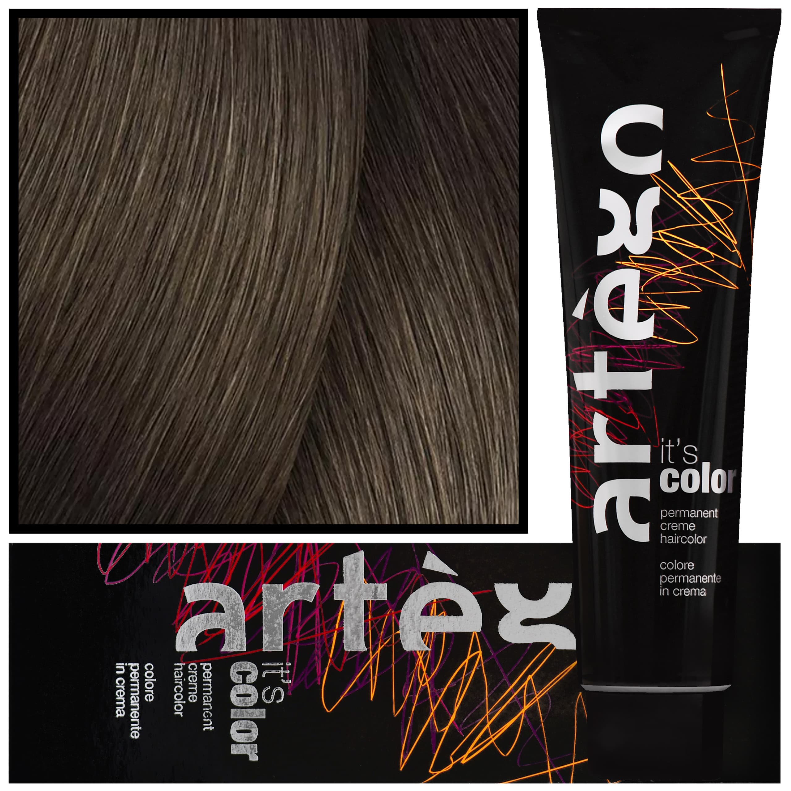 IT'S COLOR - profesjonalna farba w kremie, cała paleta kolorów, 6.0 - 6N | Ciemny Blond