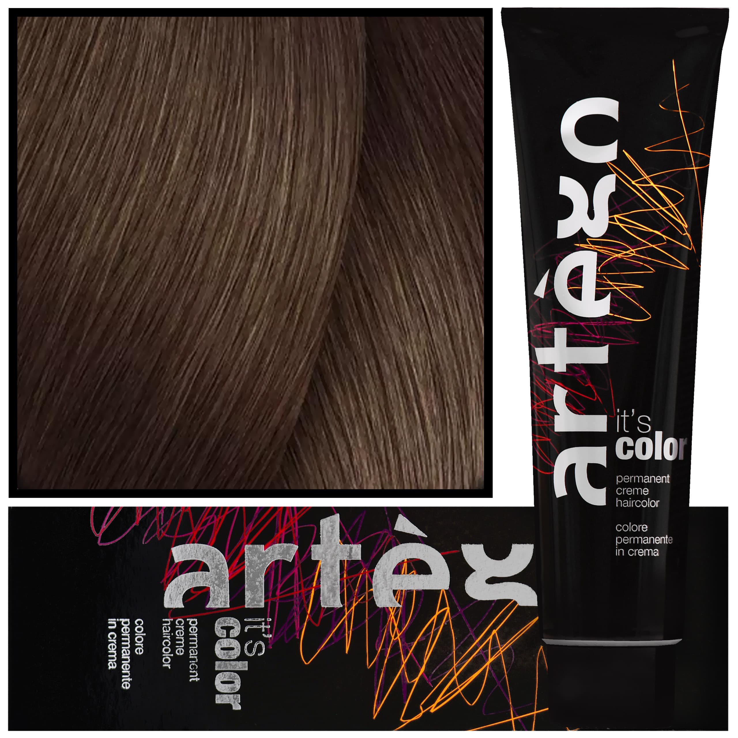 IT'S COLOR - profesjonalna farba w kremie, cała paleta kolorów, 6.41 - 6KA | Ciemny Miedziany Mroźny Blond