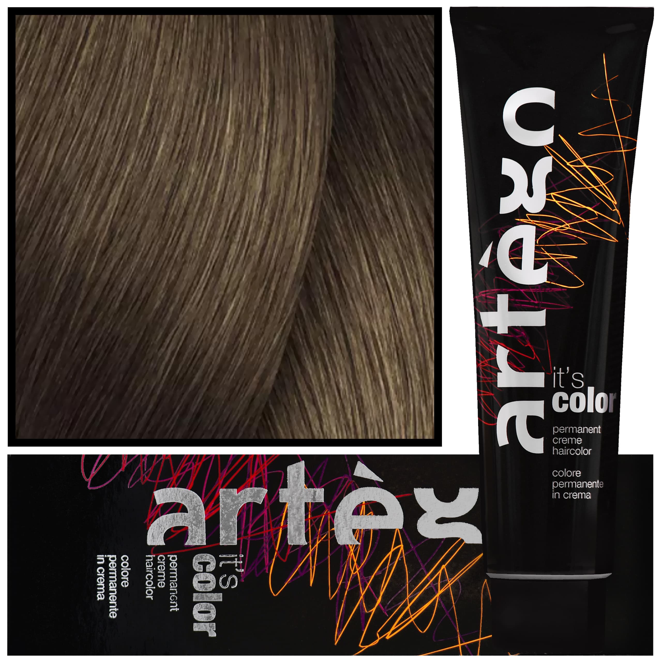 IT'S COLOR - profesjonalna farba w kremie, cała paleta kolorów, 7.0 - 7N | Blond