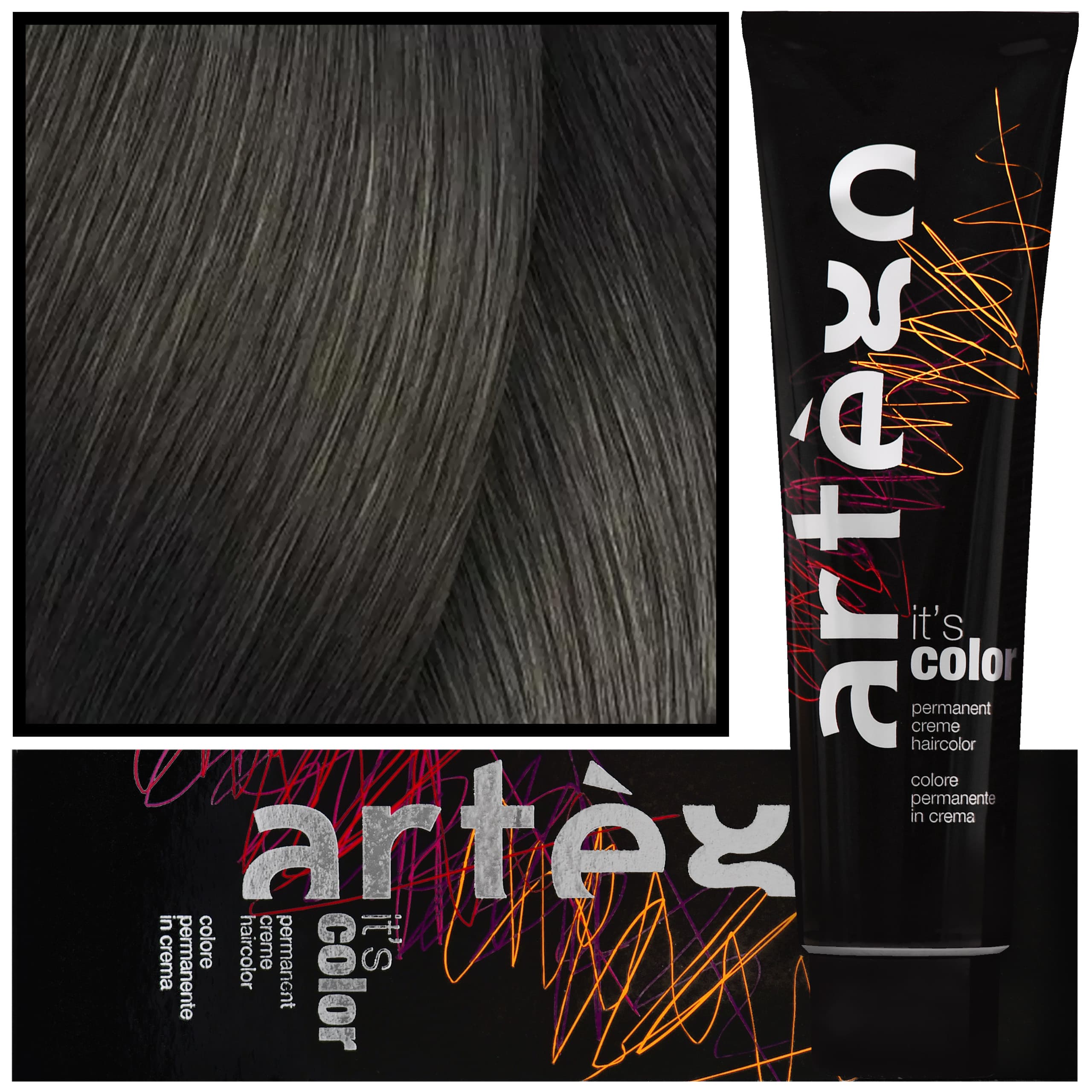IT'S COLOR - profesjonalna farba w kremie, cała paleta kolorów, 6.80 - 6CN | Ciemny Naturalny Matowy Blond