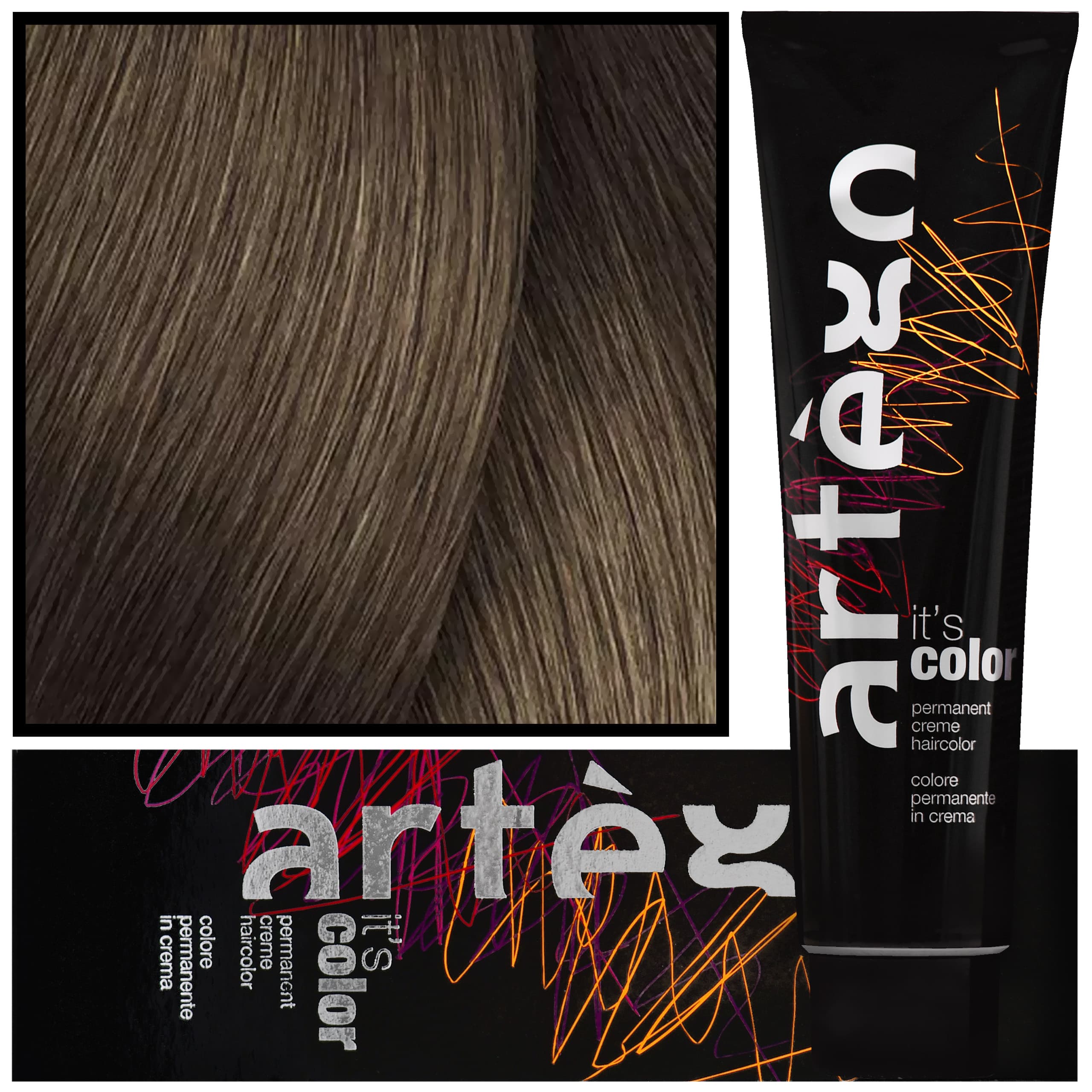 IT'S COLOR - profesjonalna farba w kremie, cała paleta kolorów, 7S - 7S | Piaskowy Blond