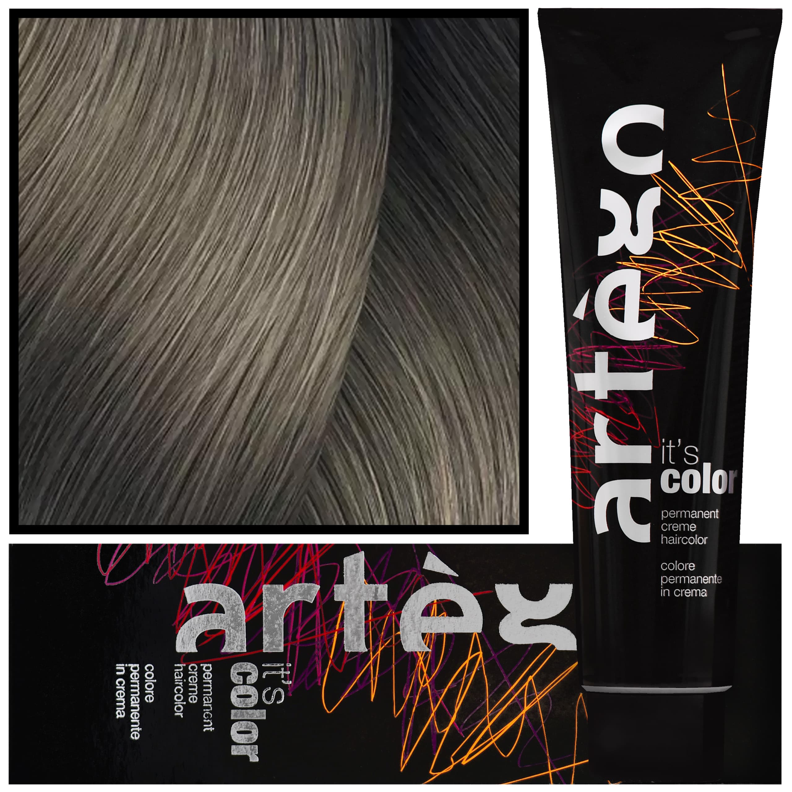 IT'S COLOR - profesjonalna farba w kremie, cała paleta kolorów, 8.08 - 8NC | Jasny, Miękki, Matowy Blond