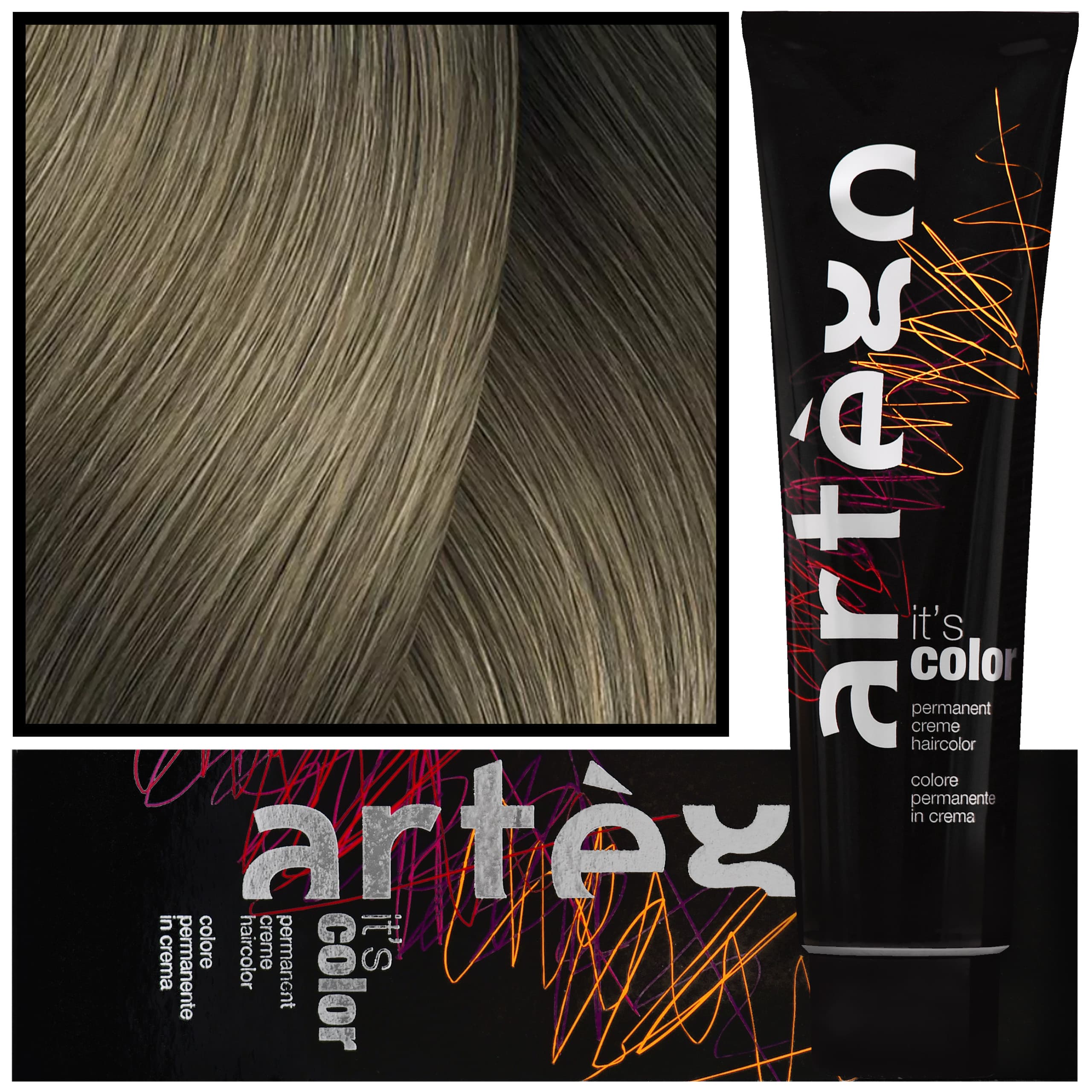 IT'S COLOR - profesjonalna farba w kremie, cała paleta kolorów, 8.00 - 8NN | Jasny Chłodny Blond