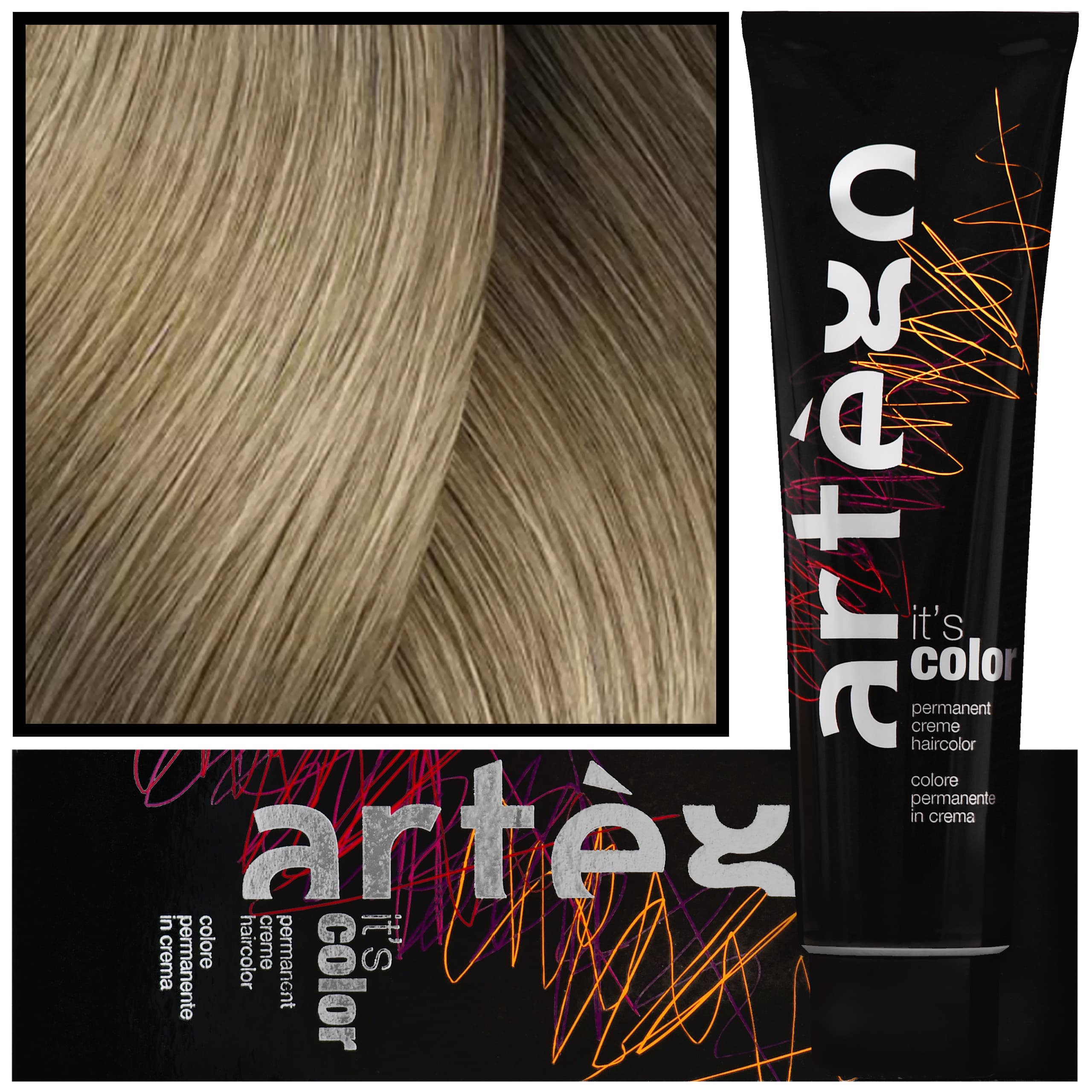 IT'S COLOR - profesjonalna farba w kremie, cała paleta kolorów, 9.00 - 9NN | Bardzo Jasny Chłodny Blond