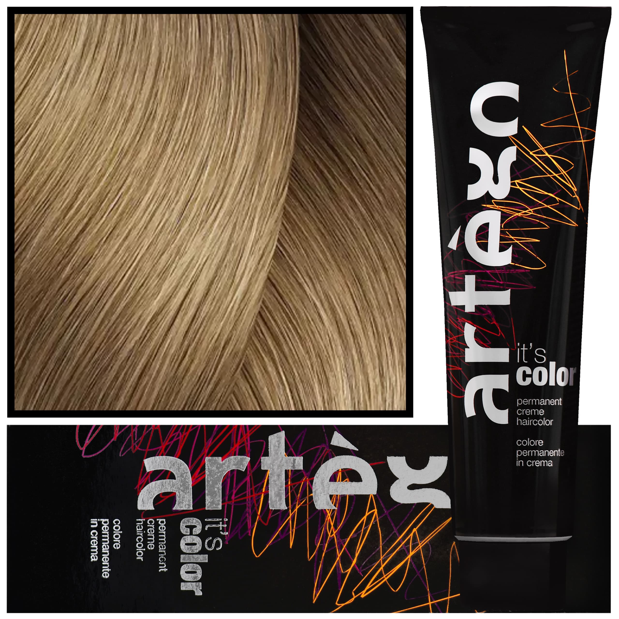 IT'S COLOR - profesjonalna farba w kremie, cała paleta kolorów, 9.3 - | Bardzo Jasny Złocisty Blond