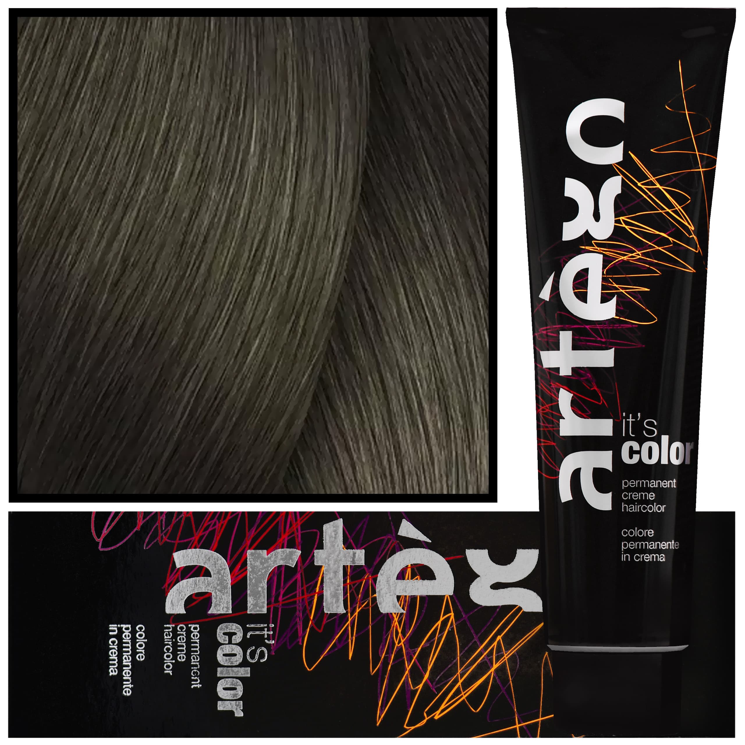 IT'S COLOR - profesjonalna farba w kremie, cała paleta kolorów, 6.00 - 6NN | Ciemny Chłodny Blond