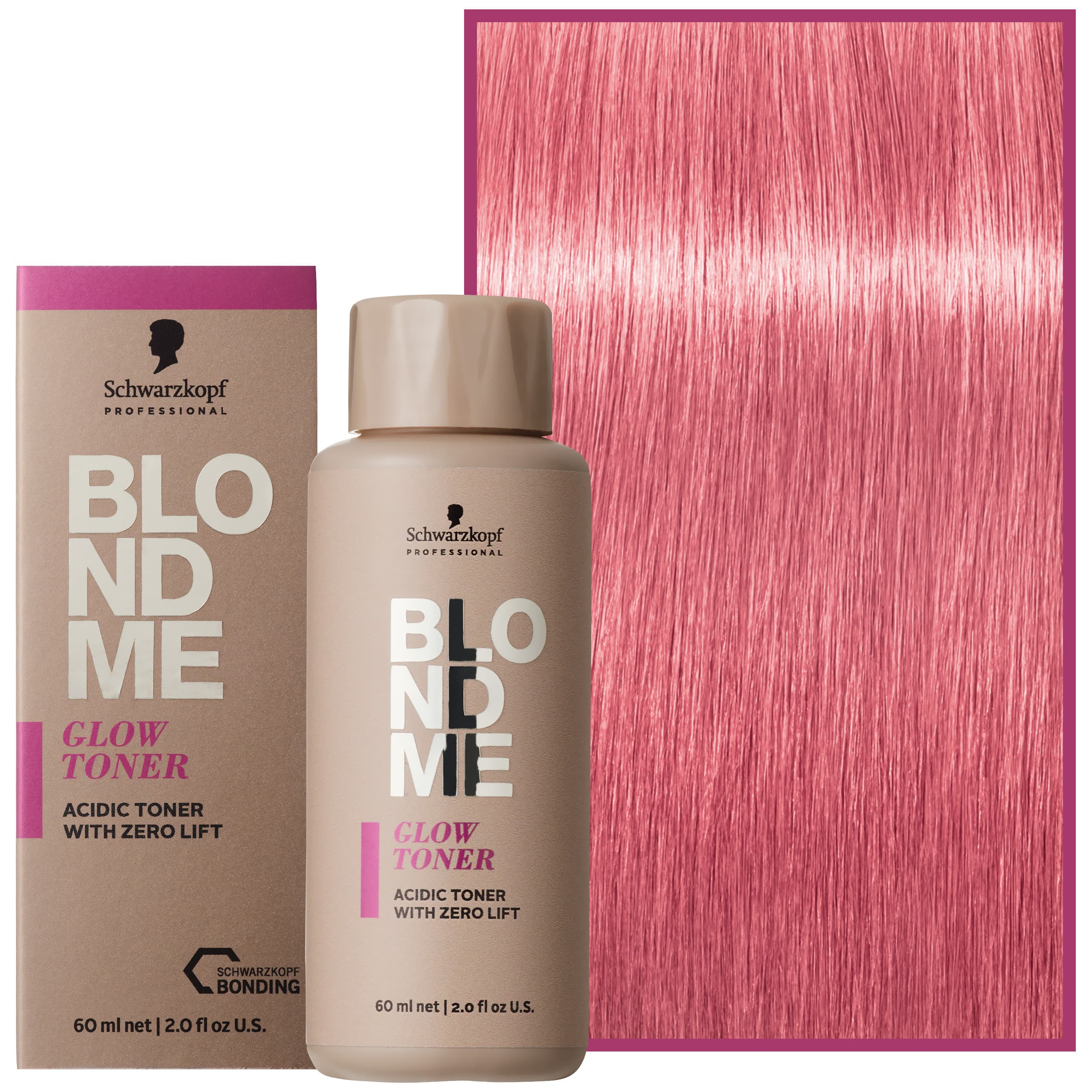 Schwarzkopf BlondMe Glow Toner – profesjonalny toner do włosów blond, 9,5-81 | Strawberry - Truskawkowy