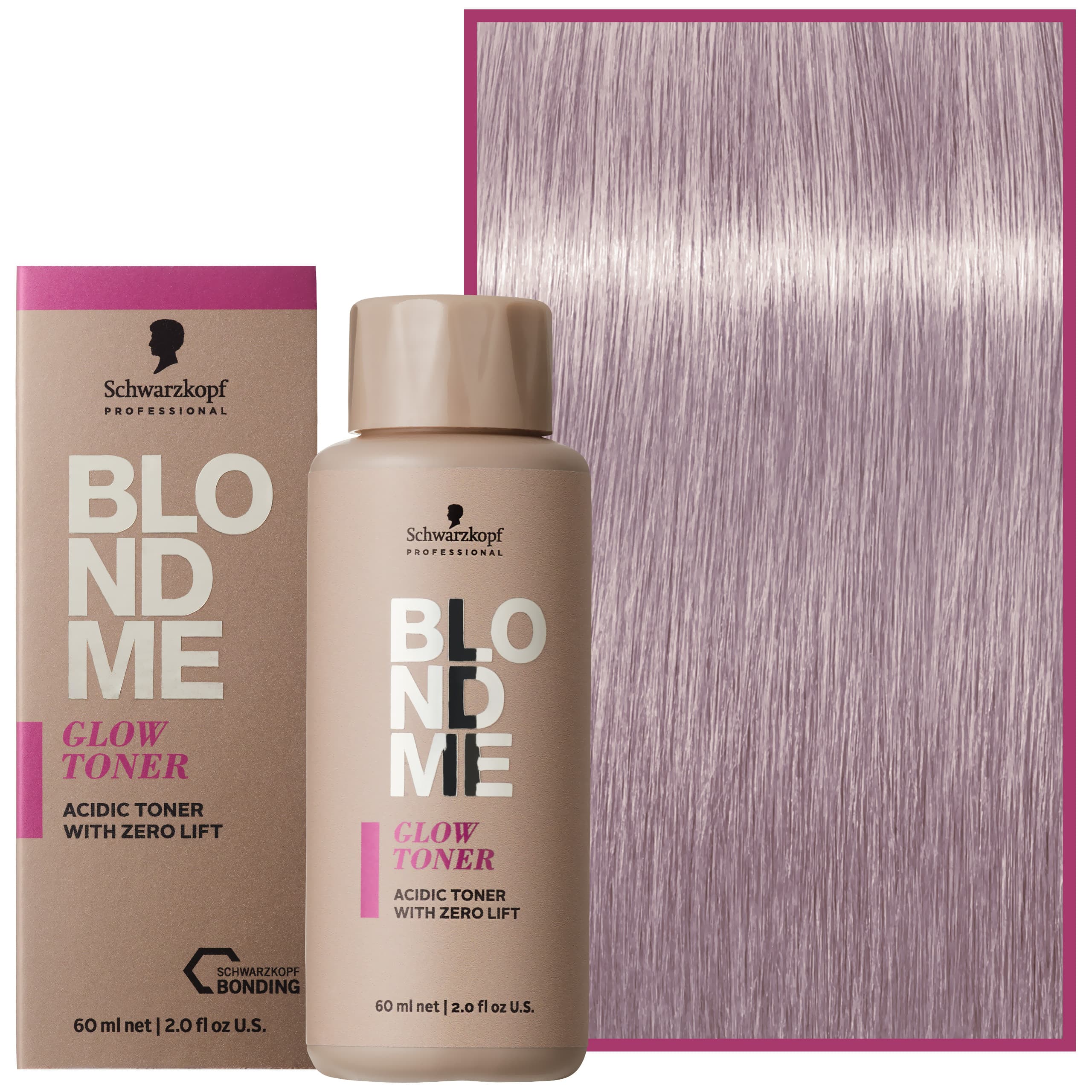 Schwarzkopf BlondMe Glow Toner – profesjonalny toner do włosów blond, 9,5-91 | Lavender - Lawendowy
