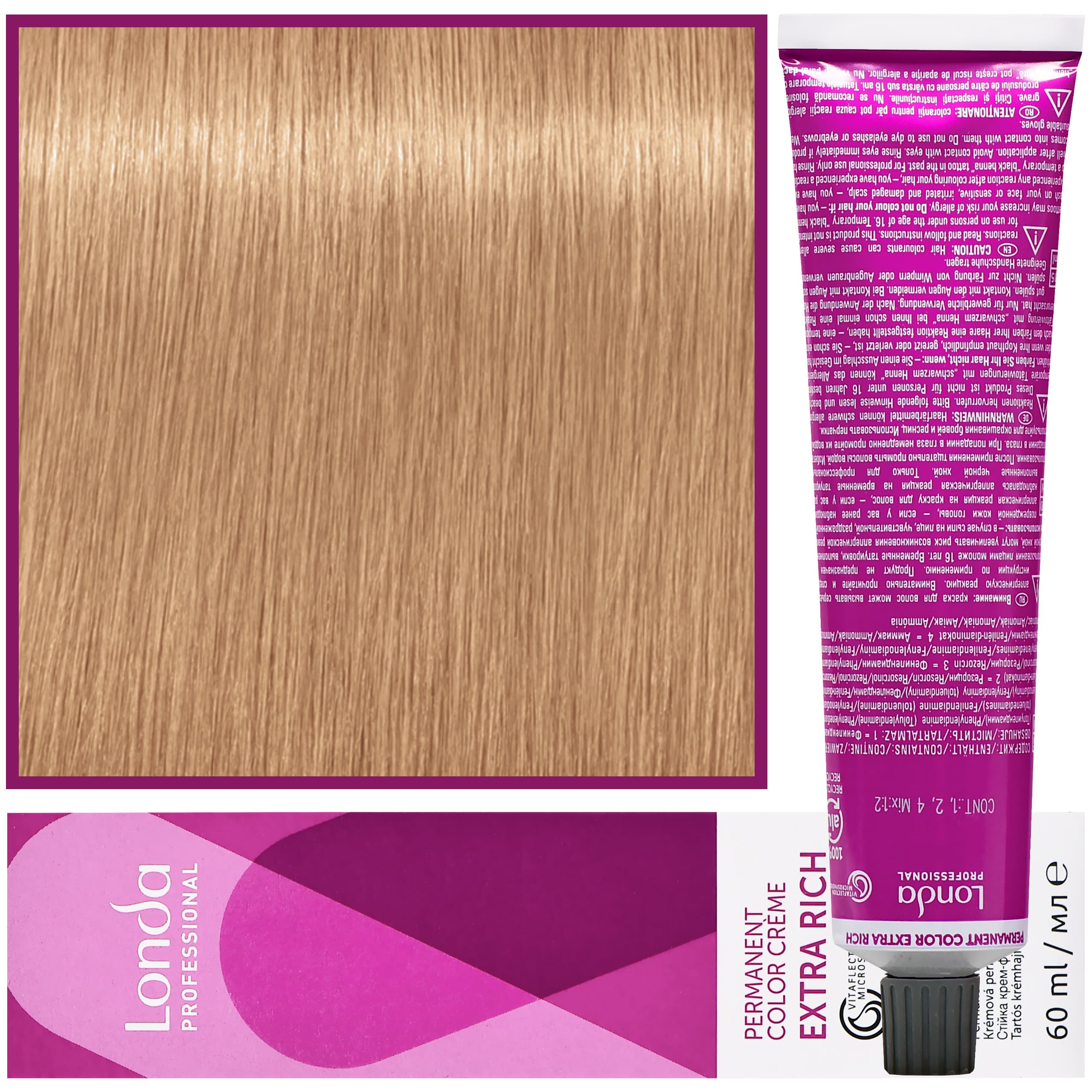 Color - profesjonalna farba do włosów Vitaflection Microspheres, 9/79 Bardzo Jasny Blond Brązowo Złoty