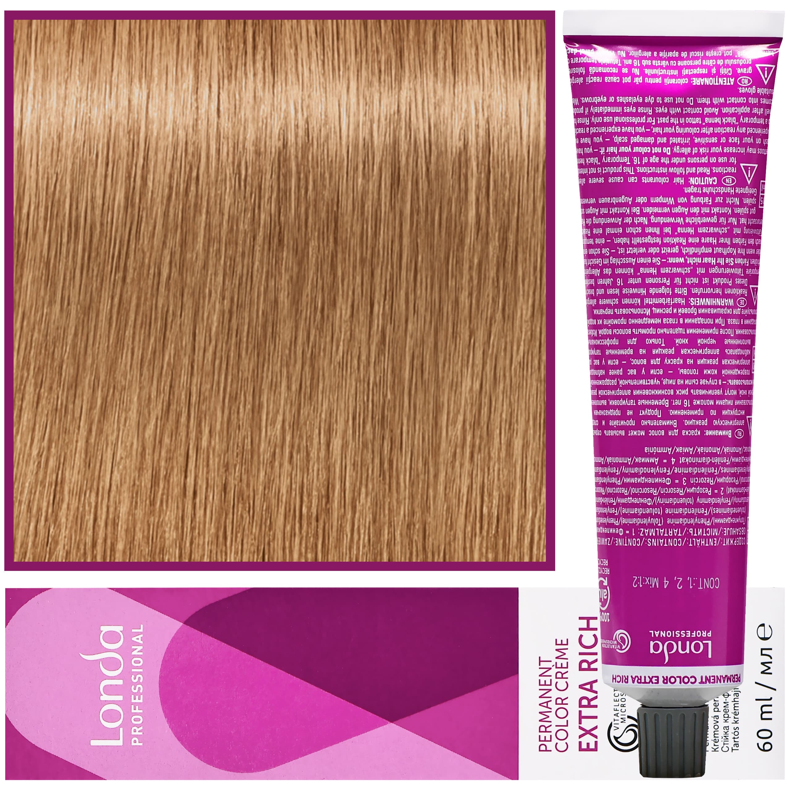 Color - profesjonalna farba do włosów Vitaflection Microspheres, 9/38 Perłowo-Złoty bardzo jasny blond