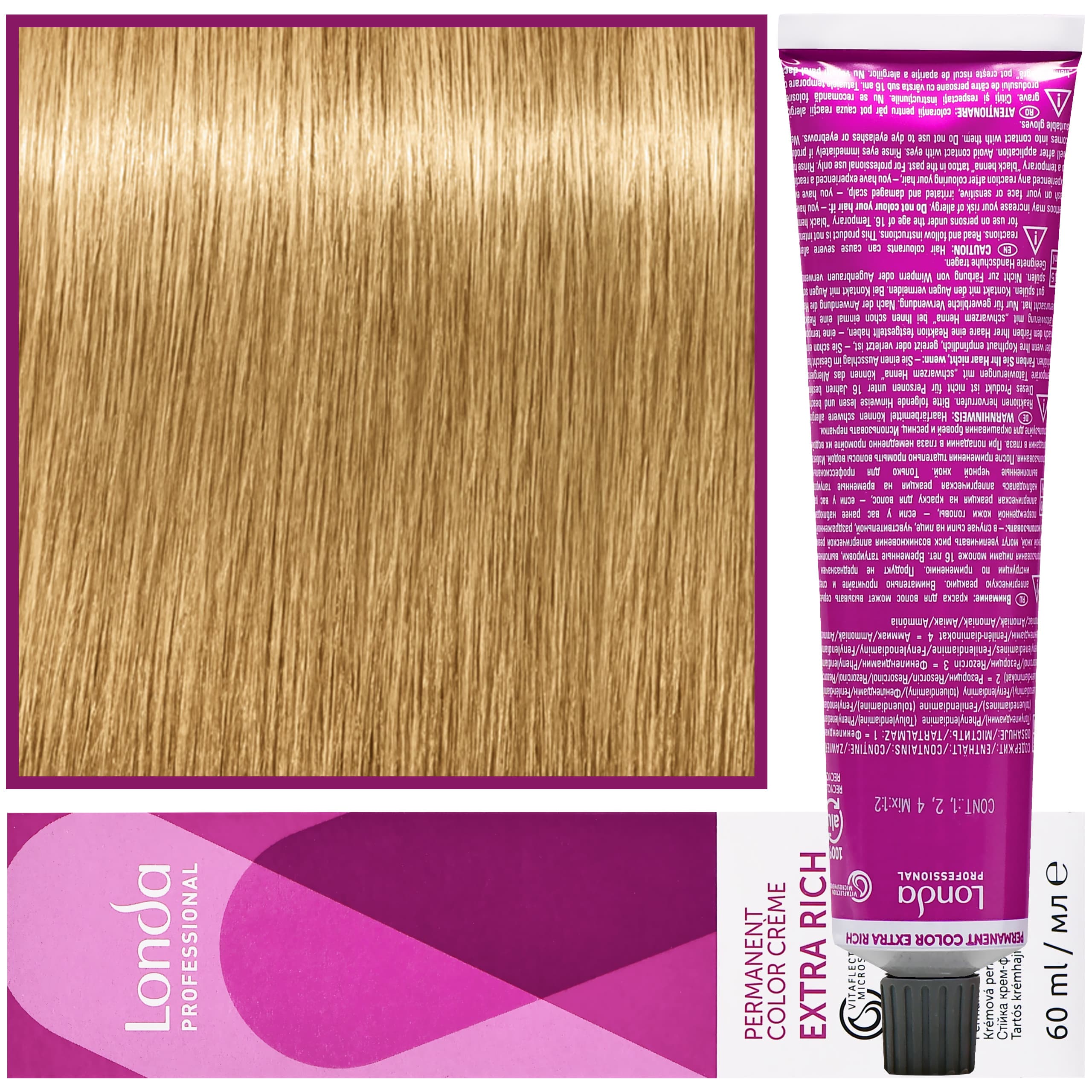 Color - profesjonalna farba do włosów Vitaflection Microspheres, 9/0 Bardzo jasny blond