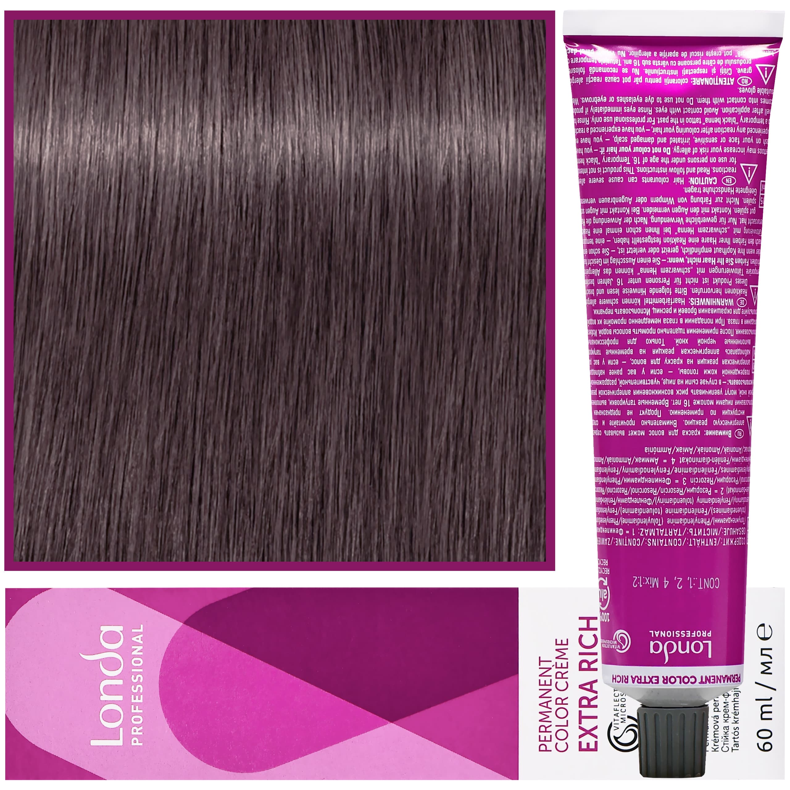Color - profesjonalna farba do włosów Vitaflection Microspheres, 6/16 Ciemny Blond Popielato Fioletowy