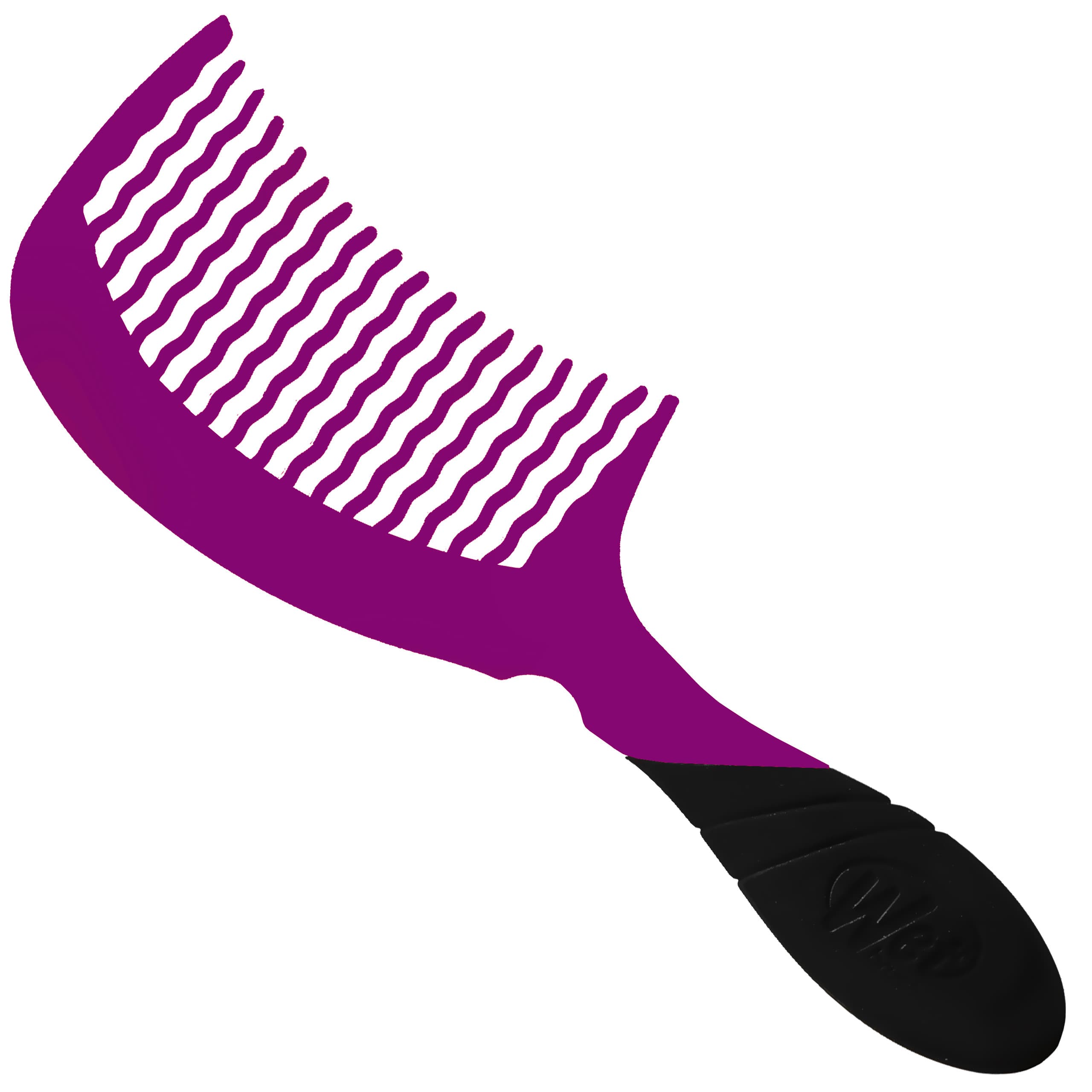 Pro Detangling Comb - grzebień do delikatnego rozczesywania włosów, różne kolory Purple | Fioletowy