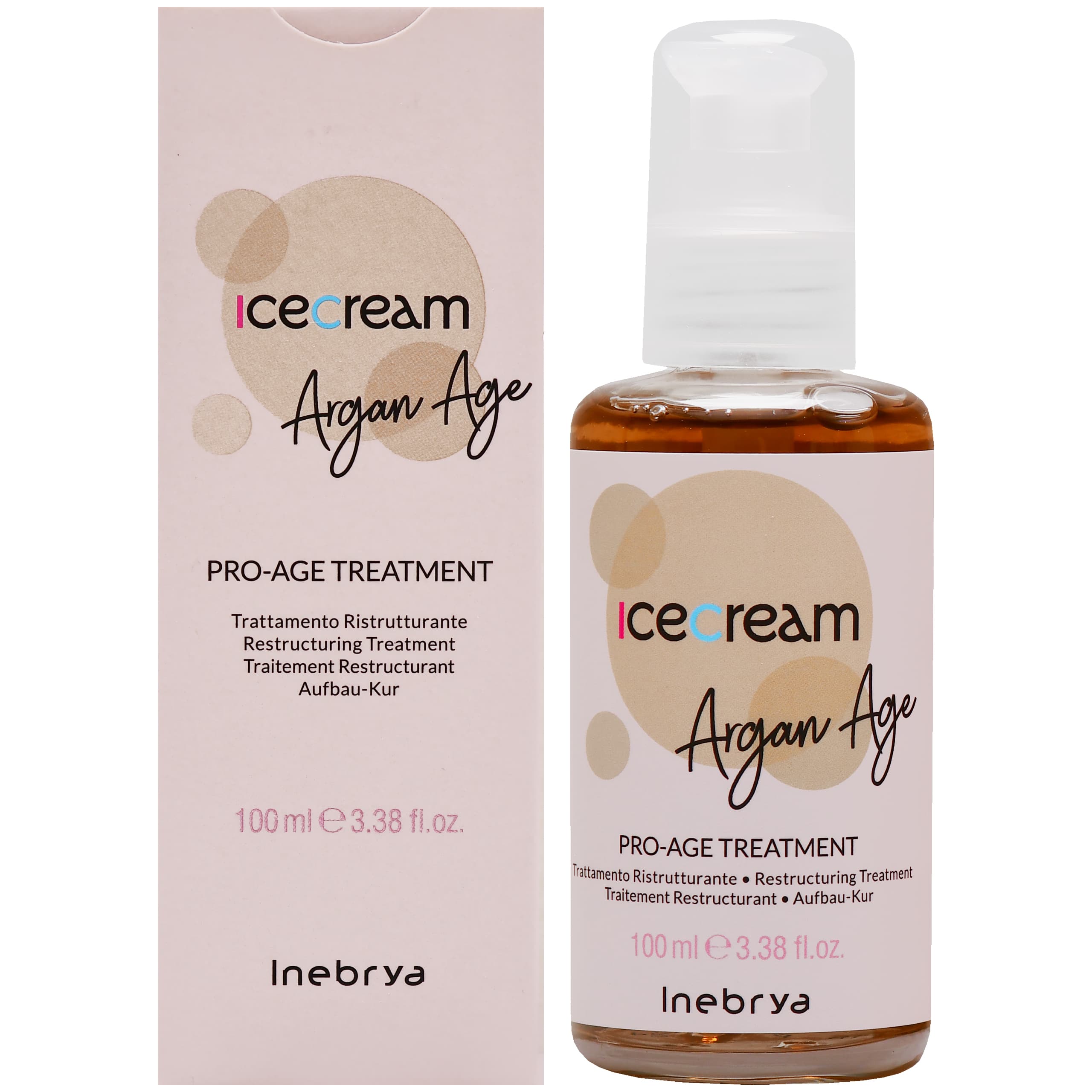 Ice Cream Argan Pro Age Treatment - fluid regenerujący do włosów