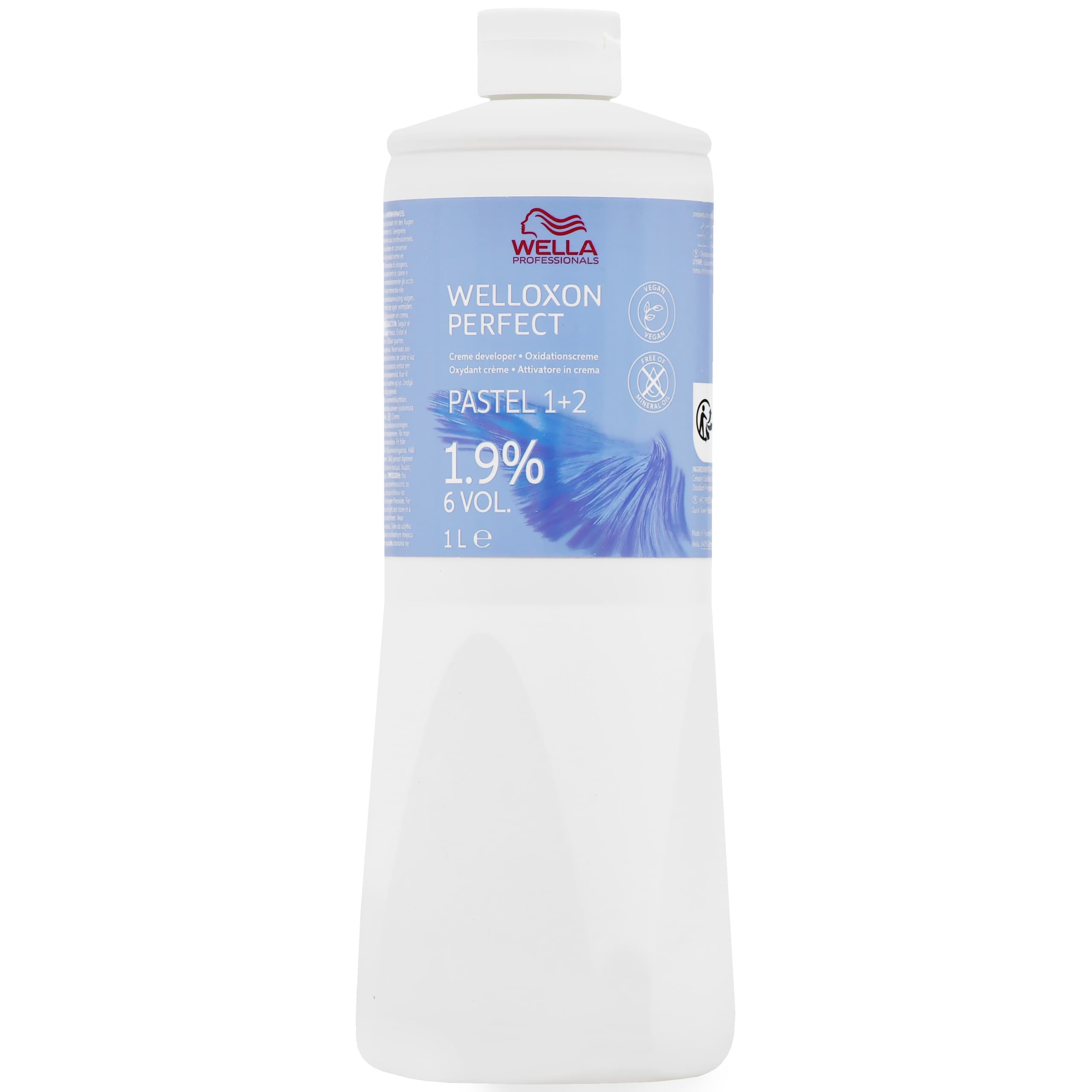 Welloxon Perfect Me - profesjonalny oxydant w kremie do koloryzacji włosów, 1.9%