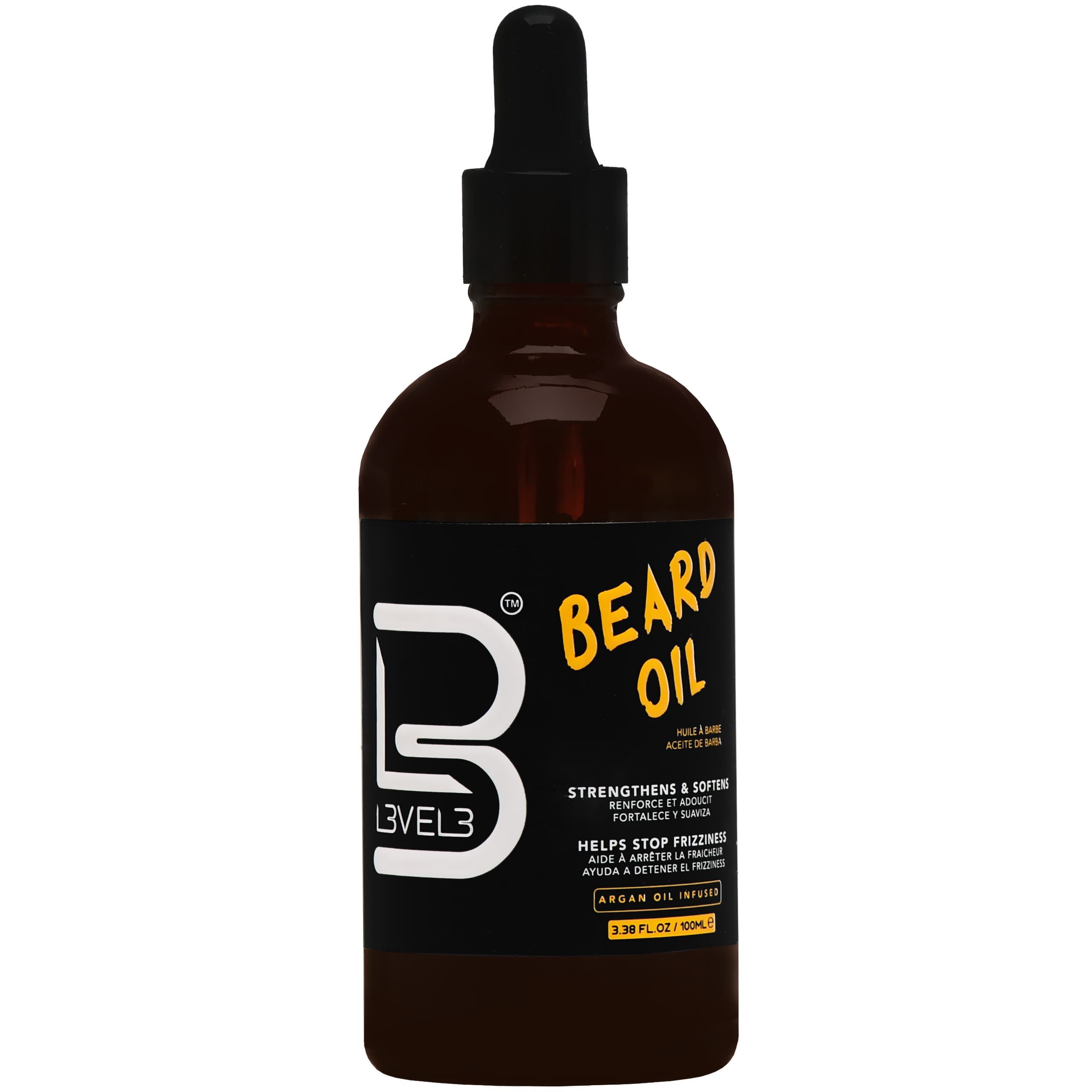 L3VEL3 Beard Oil - naturalny olejek do brody, głęboko odżywiający