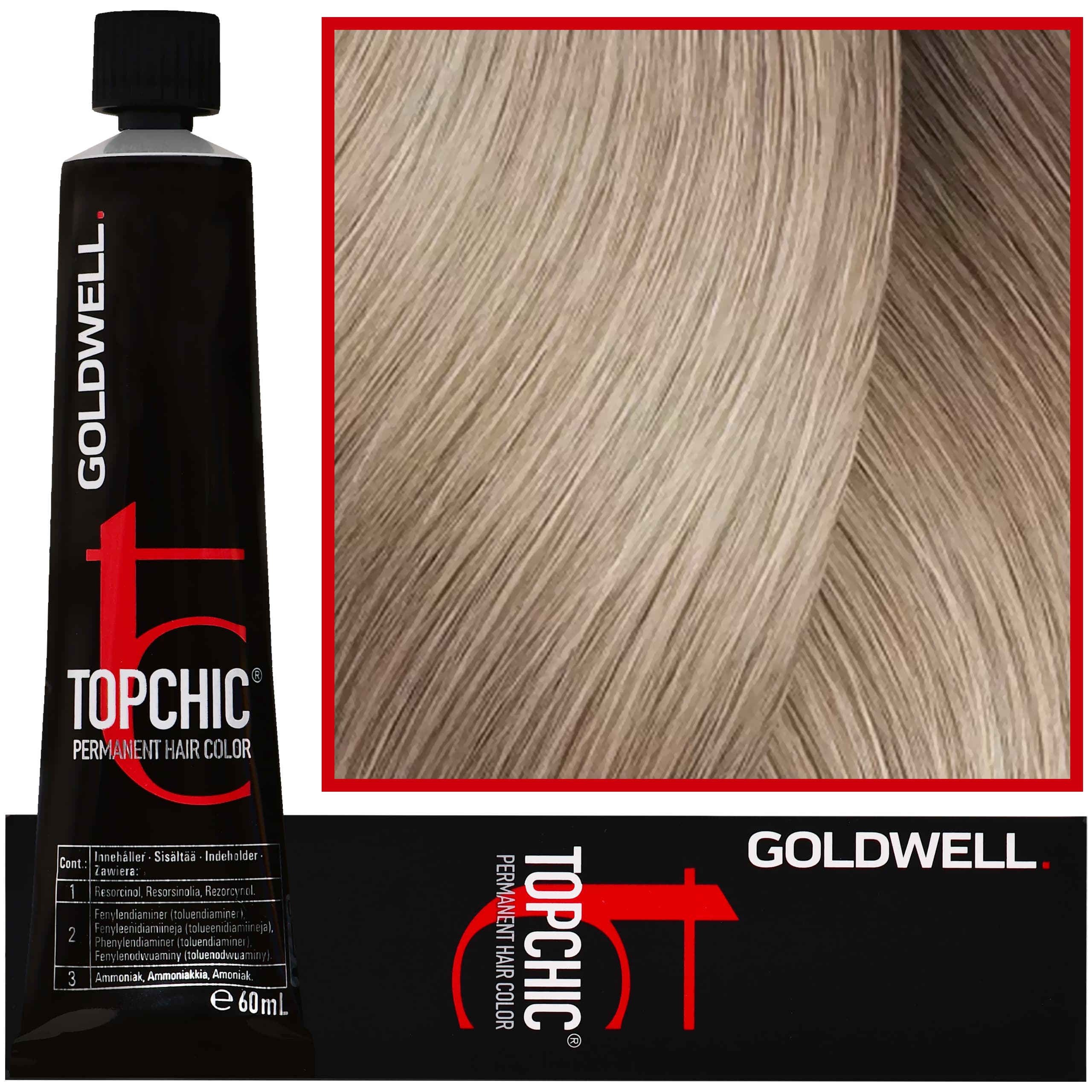 Topchic - profesjonalna farba do włosów, 11-SN Naturalny Srebrny Blond