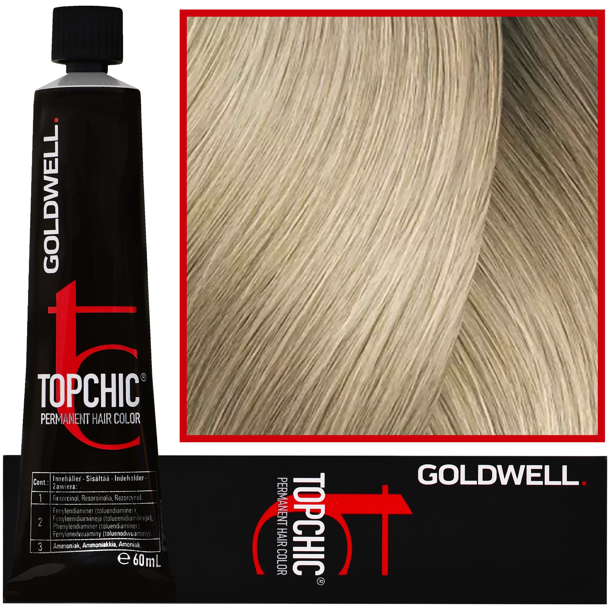 Topchic - profesjonalna farba do włosów, 10-P Ekstra Jasny Perłowy Blond