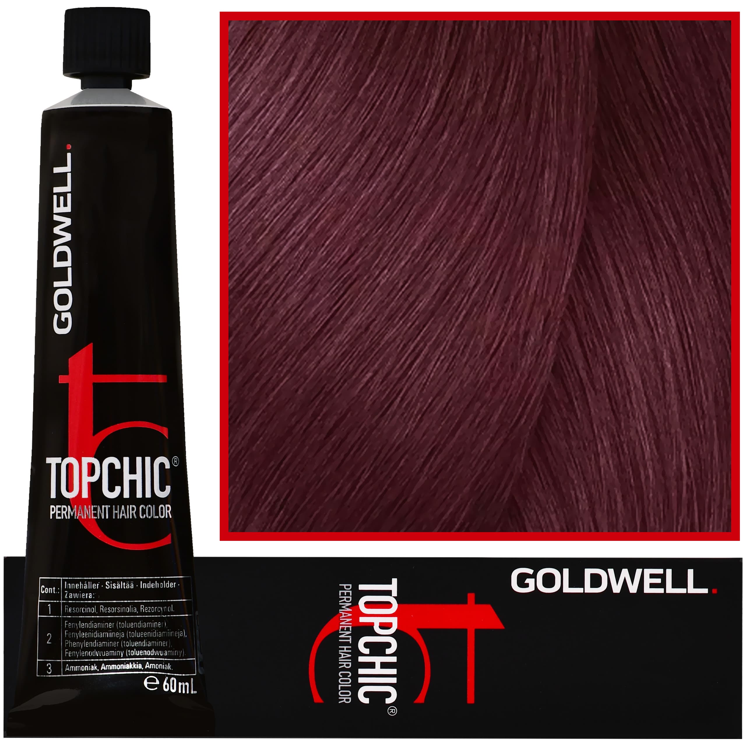 Topchic - profesjonalna farba do włosów, 6-RV-MAX Oszałamiająca Purpura