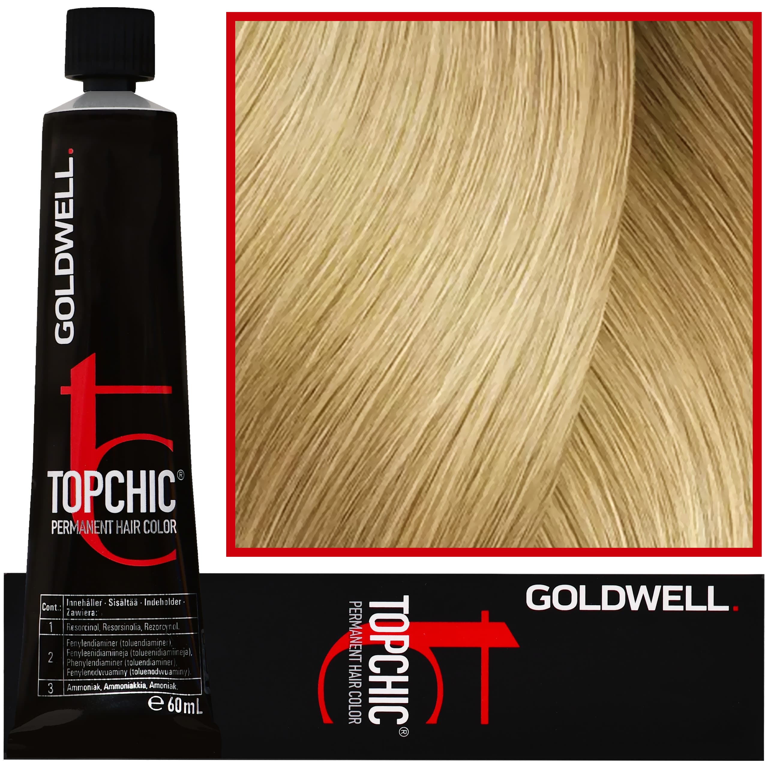 Topchic - profesjonalna farba do włosów, 9-N Bardzo Jasny Naturalny Blond