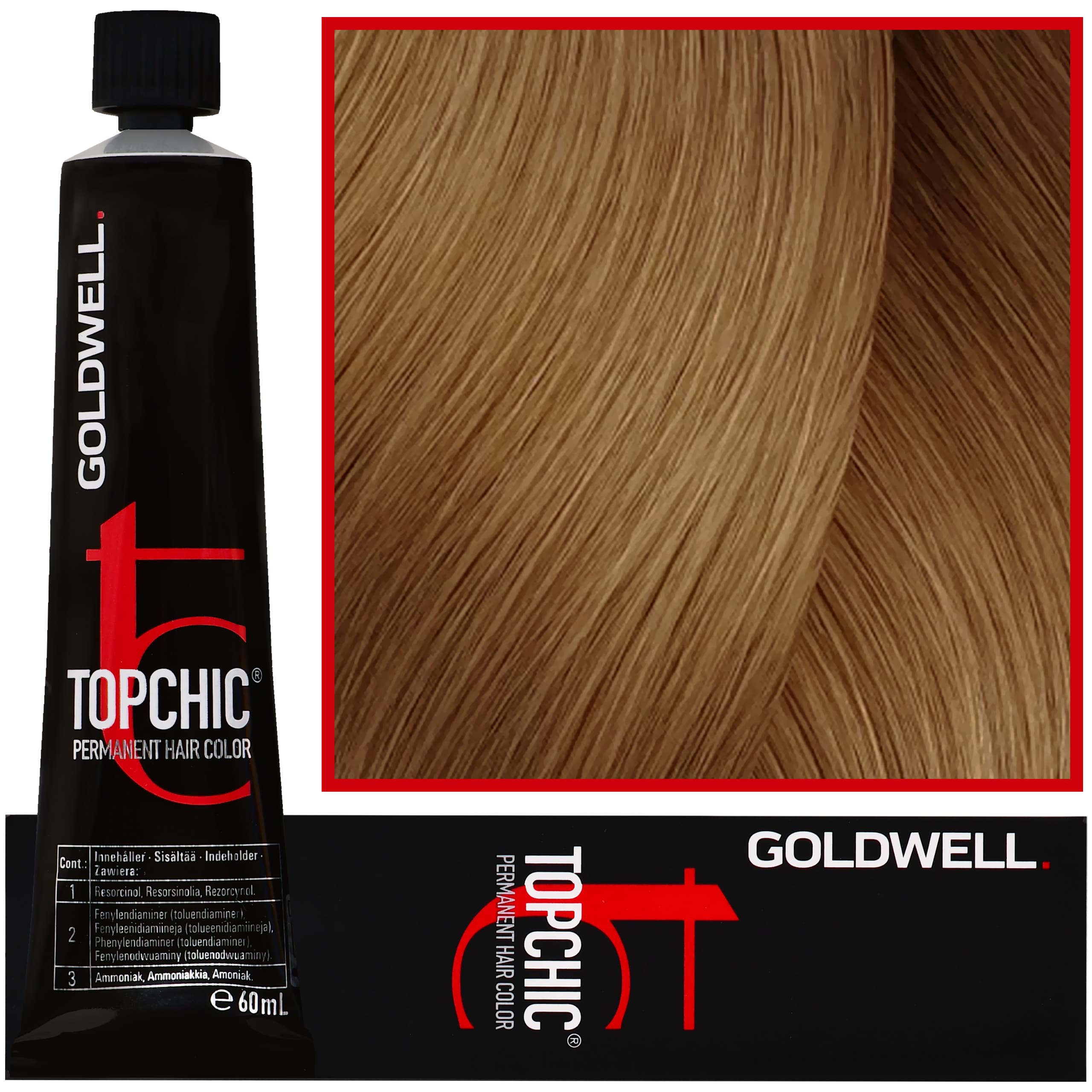 Topchic - profesjonalna farba do włosów, 8-G Jasny Złoty Blond