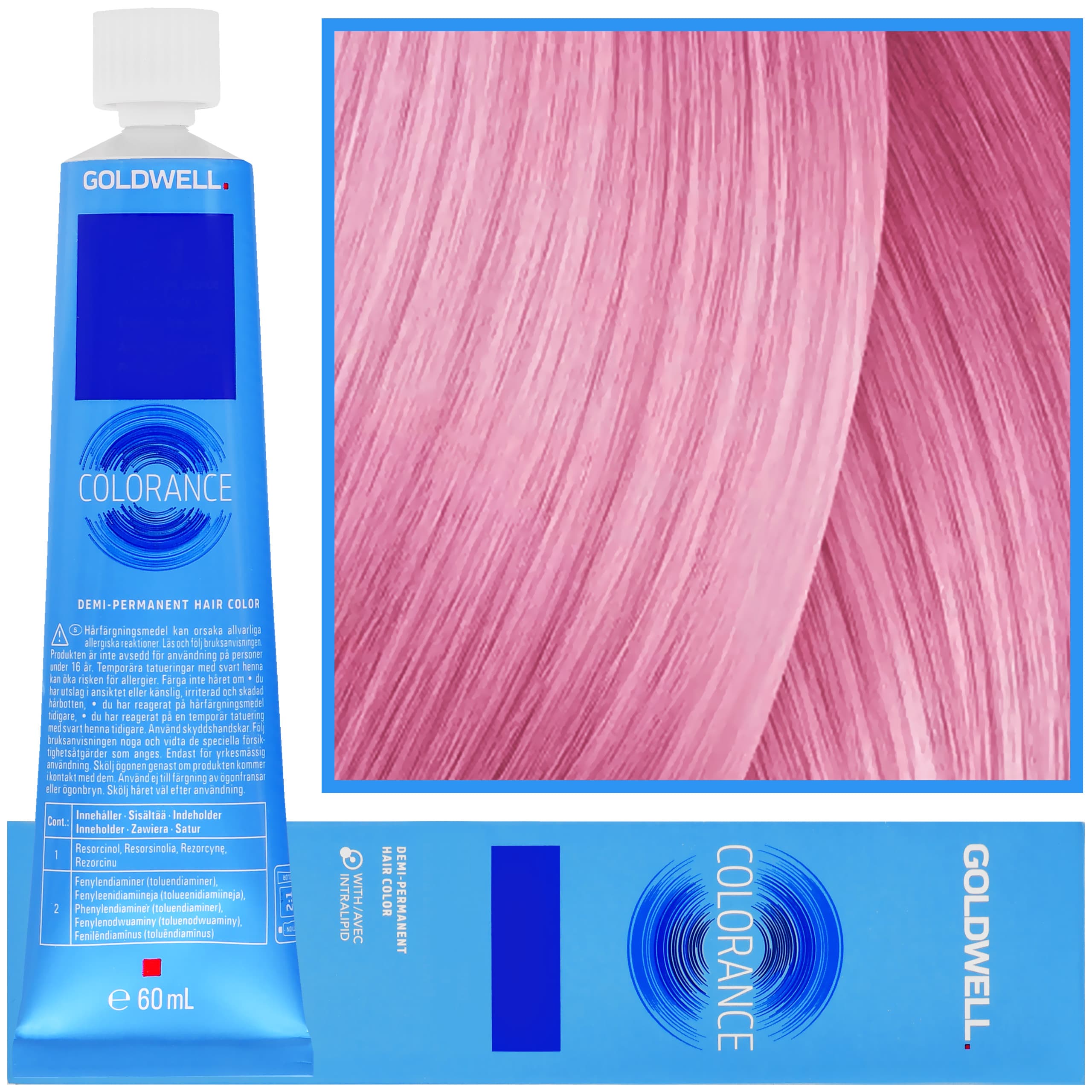 Colorance - profesjonalna farba do półtrwałej koloryzacji, Pastel Rose | Pastelowa Róża