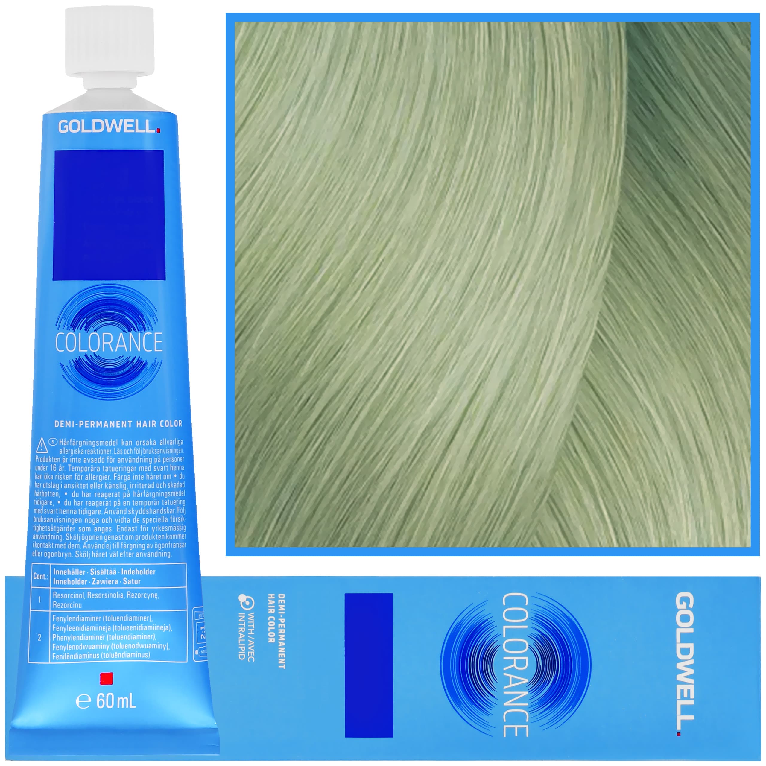 Colorance - profesjonalna farba do półtrwałej koloryzacji, Pastel Mint | Pastelowa Mięta