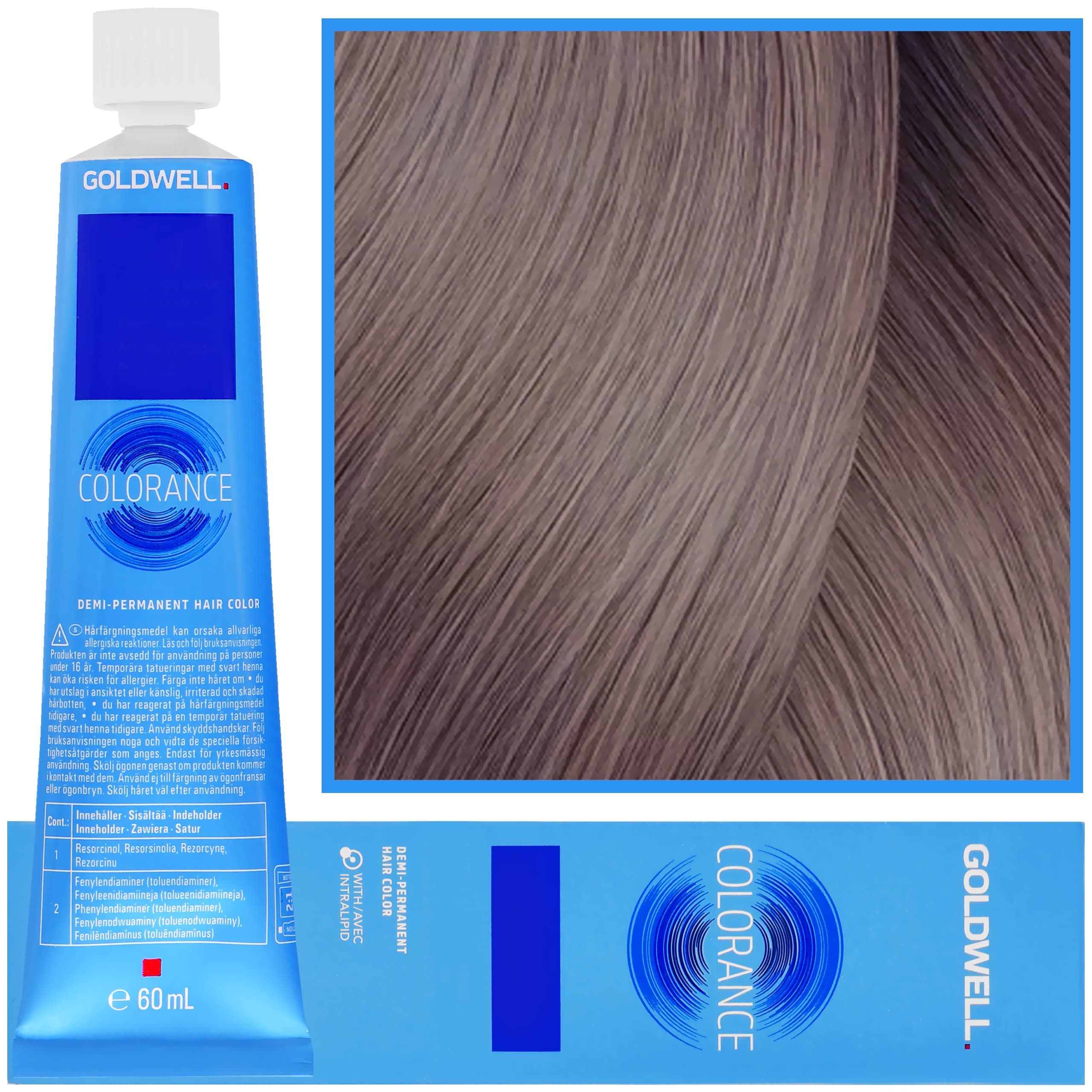 Colorance - profesjonalna farba do półtrwałej koloryzacji, 8SB@PK | Srebrny Blond Róż
