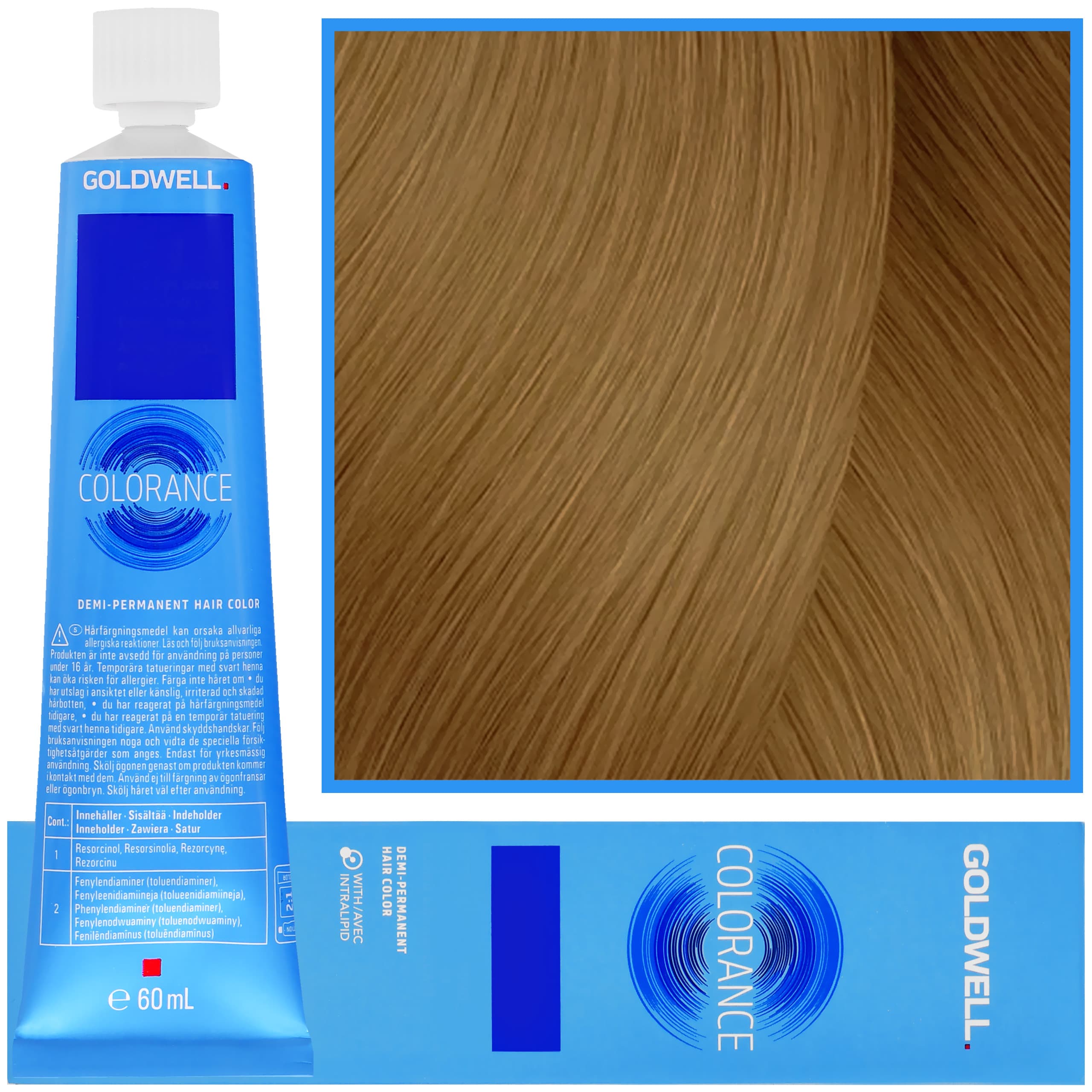 Colorance - profesjonalna farba do półtrwałej koloryzacji, 8N | Jasny Naturalny Blond