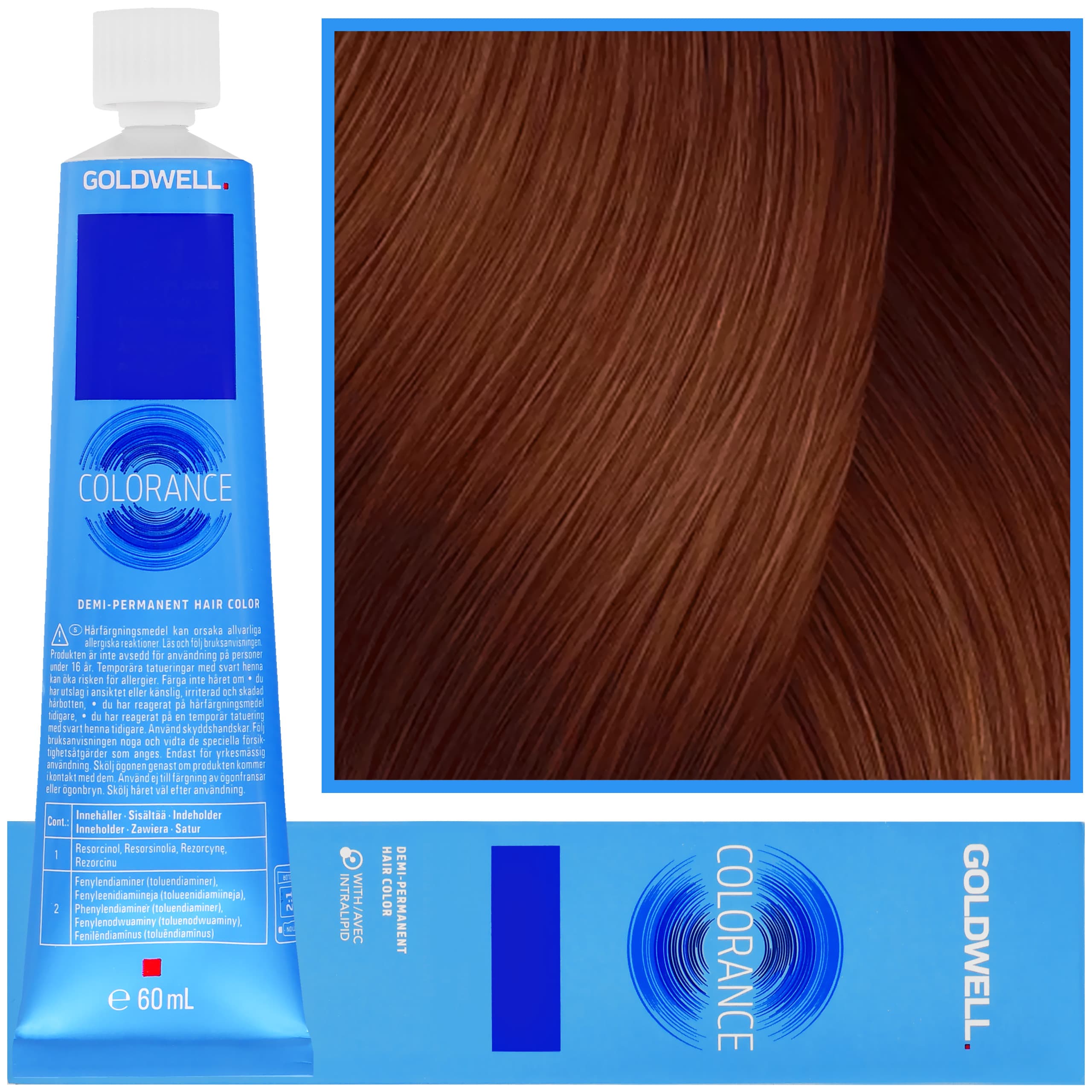 Colorance - profesjonalna farba do półtrwałej koloryzacji, 8K | Miedziany Jasny Blond