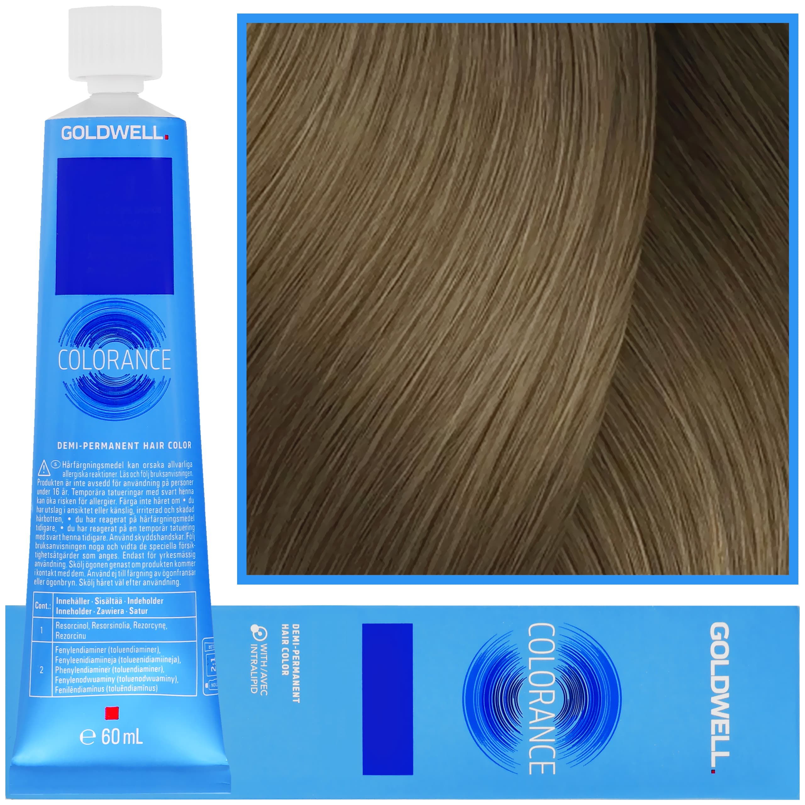 Colorance - profesjonalna farba do półtrwałej koloryzacji, 8GB | Złoty Jasny Beż