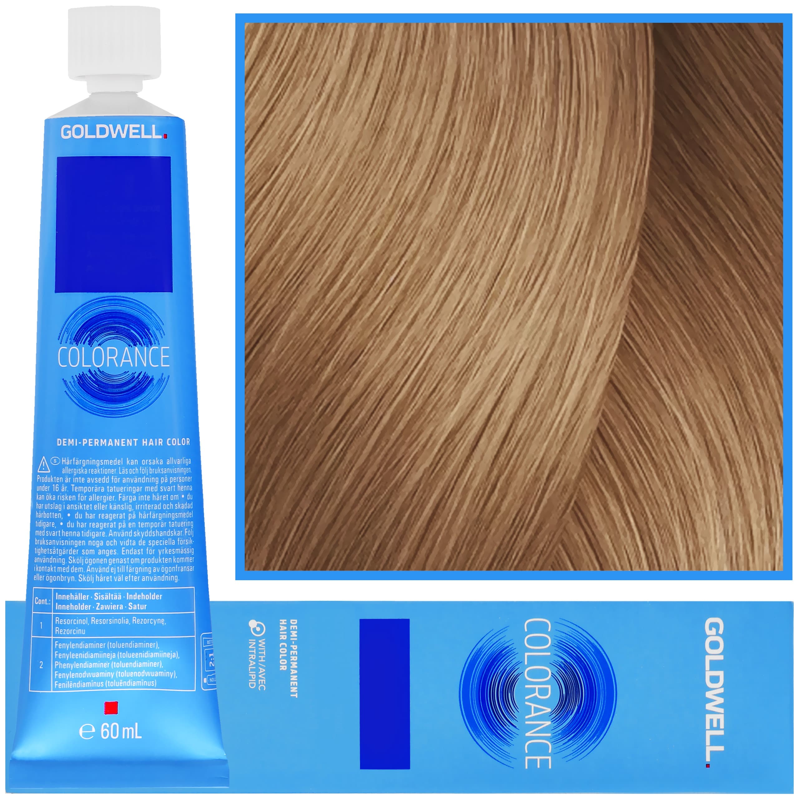 Colorance - profesjonalna farba do półtrwałej koloryzacji, 8BP | Jasny Perłowy Blond