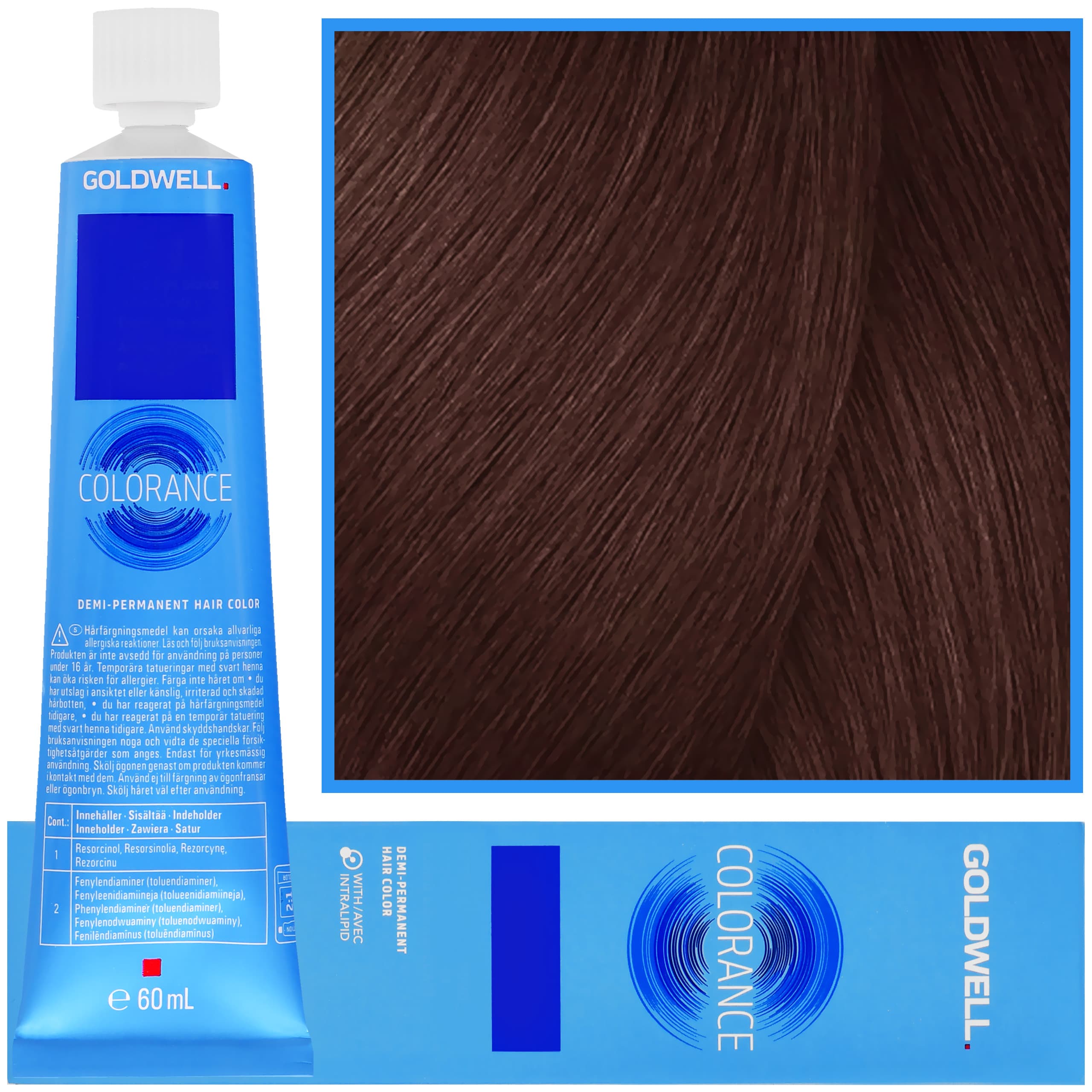 Colorance - profesjonalna farba do półtrwałej koloryzacji, 5NA | Jasny Naturalny Przydymiony Brąz