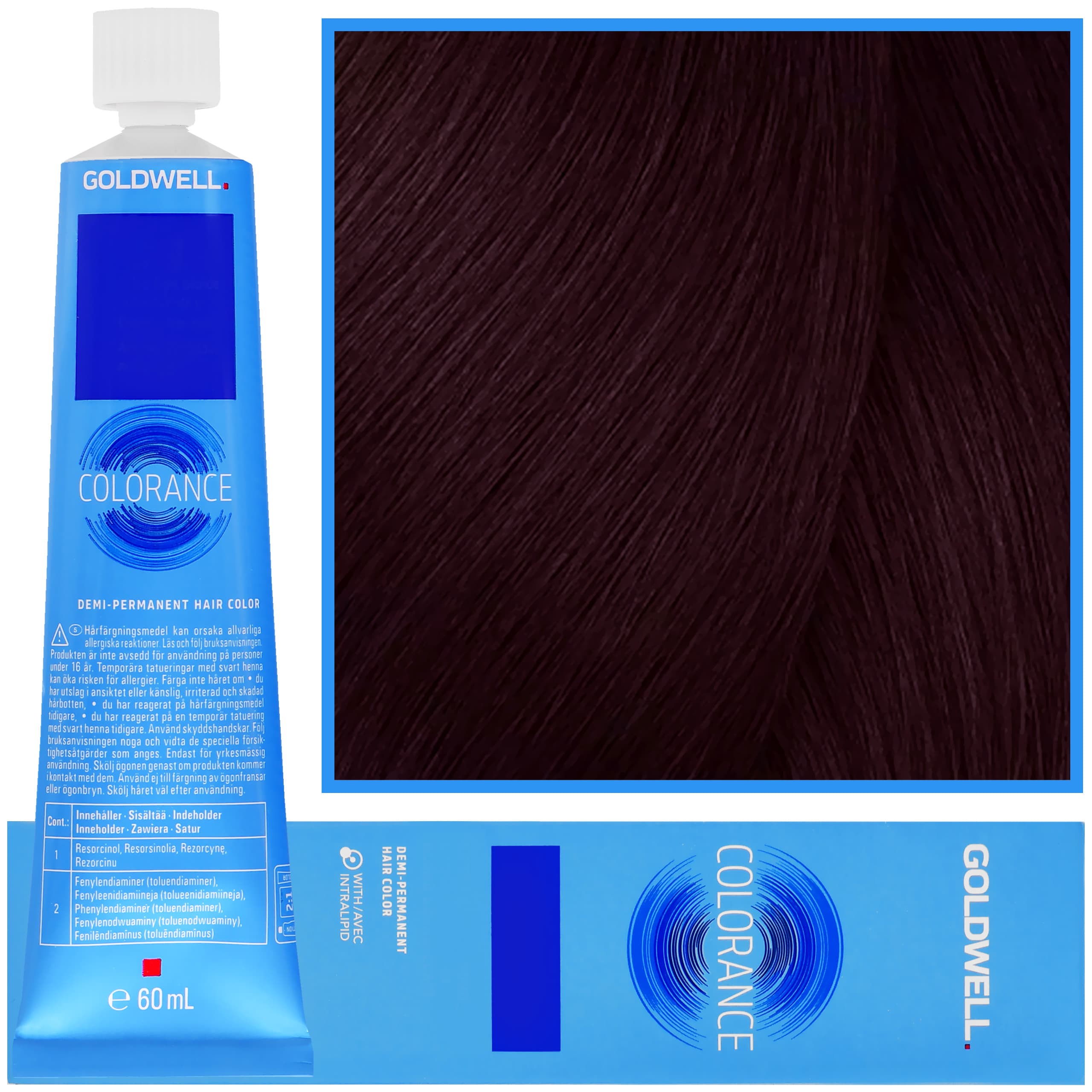 Colorance - profesjonalna farba do półtrwałej koloryzacji, 4R | Ciemna Czerwień