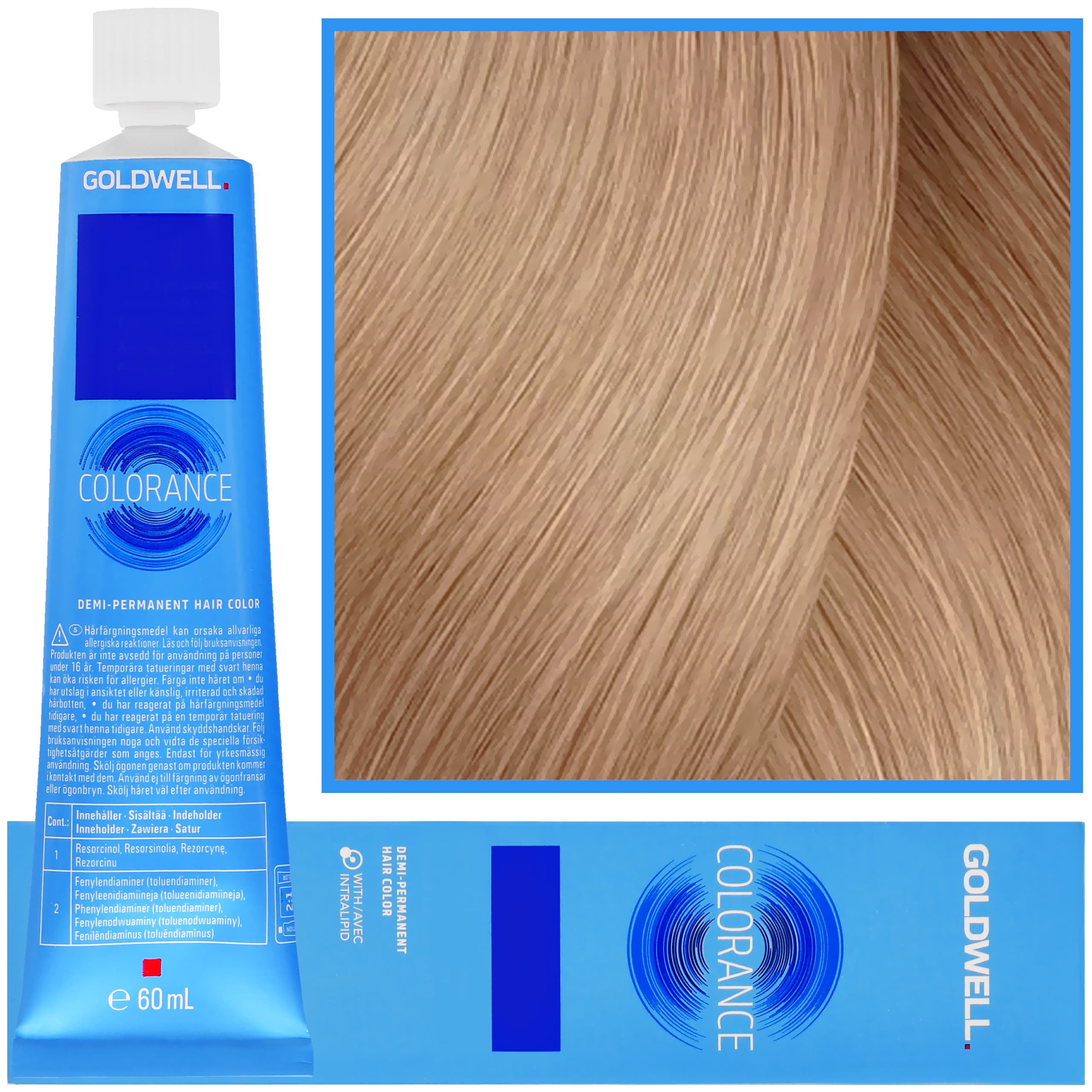 Colorance - profesjonalna farba do półtrwałej koloryzacji, 10BB | Brzoskwiniowy Beż