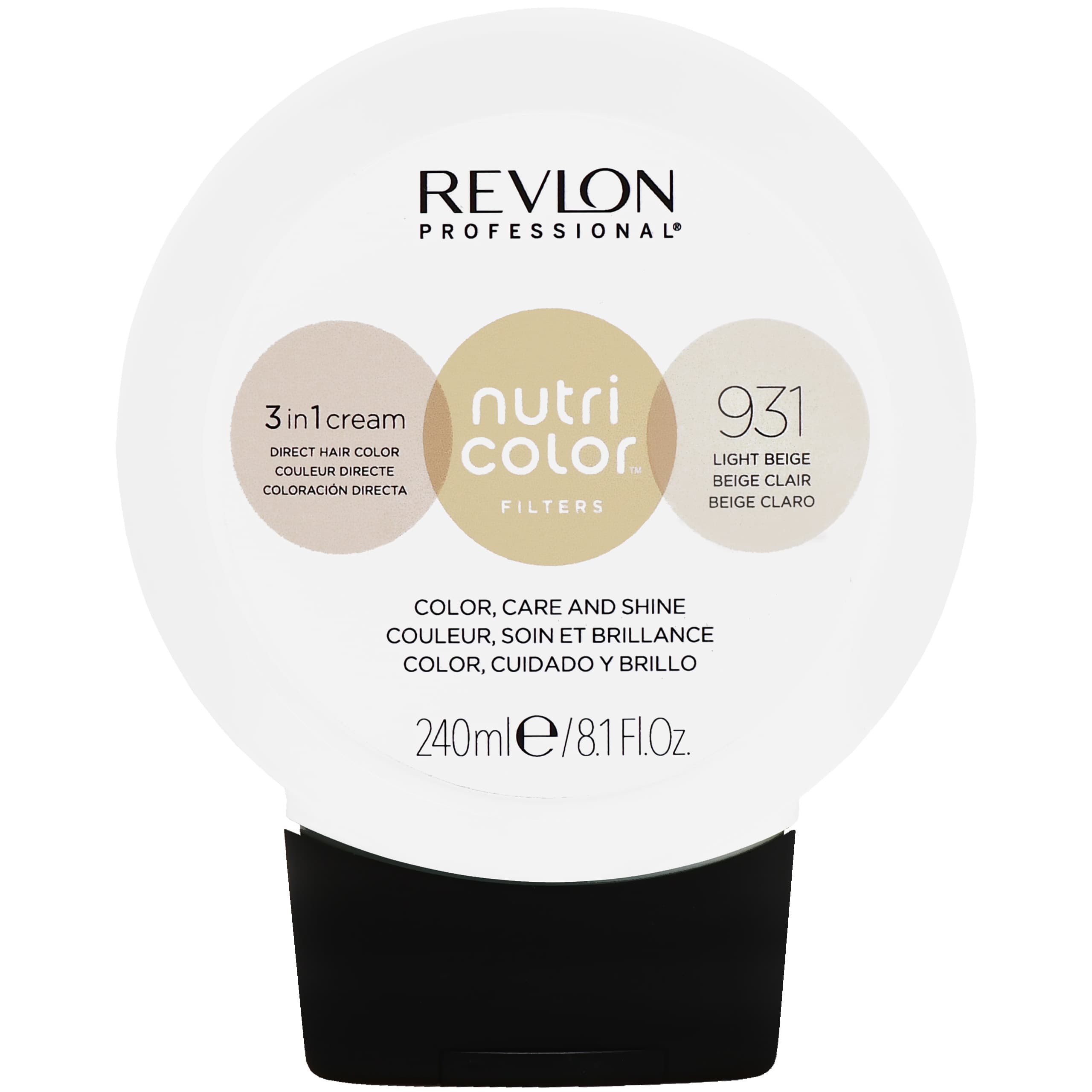 Nutri Color Mask - Maska koloryzująca do włosów, 931 Jasny Beż