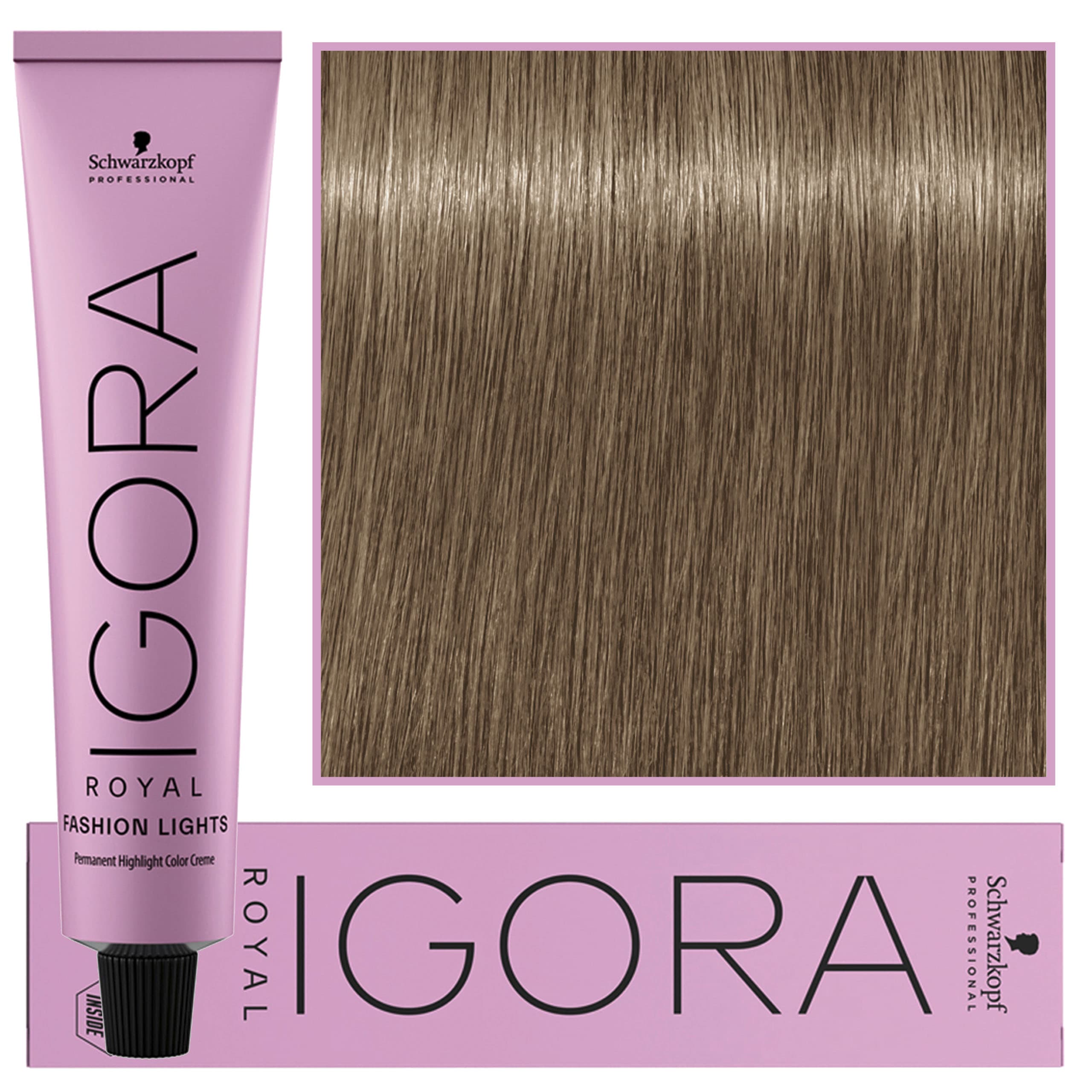 Igora Royal Fashion Lights – nadająca blasku farba do włosów, L-24 | Blond Miedziano Beżowy