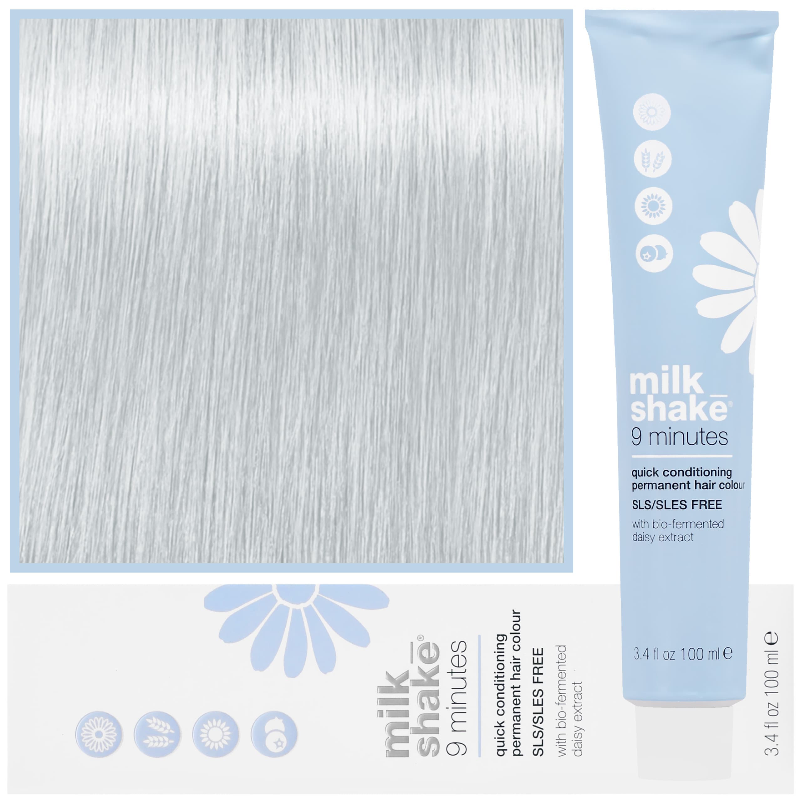9 Minutes - farba do włosów, pełna paleta kolorów, CLEAR | C | | Neutralny