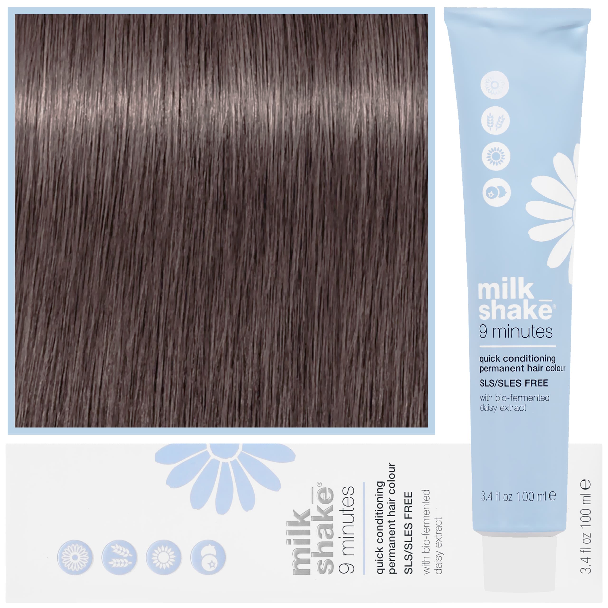 9 Minutes - farba do włosów, pełna paleta kolorów, 6,35 | 6GM | | Ciemny Mahoniowy Złoty Blond