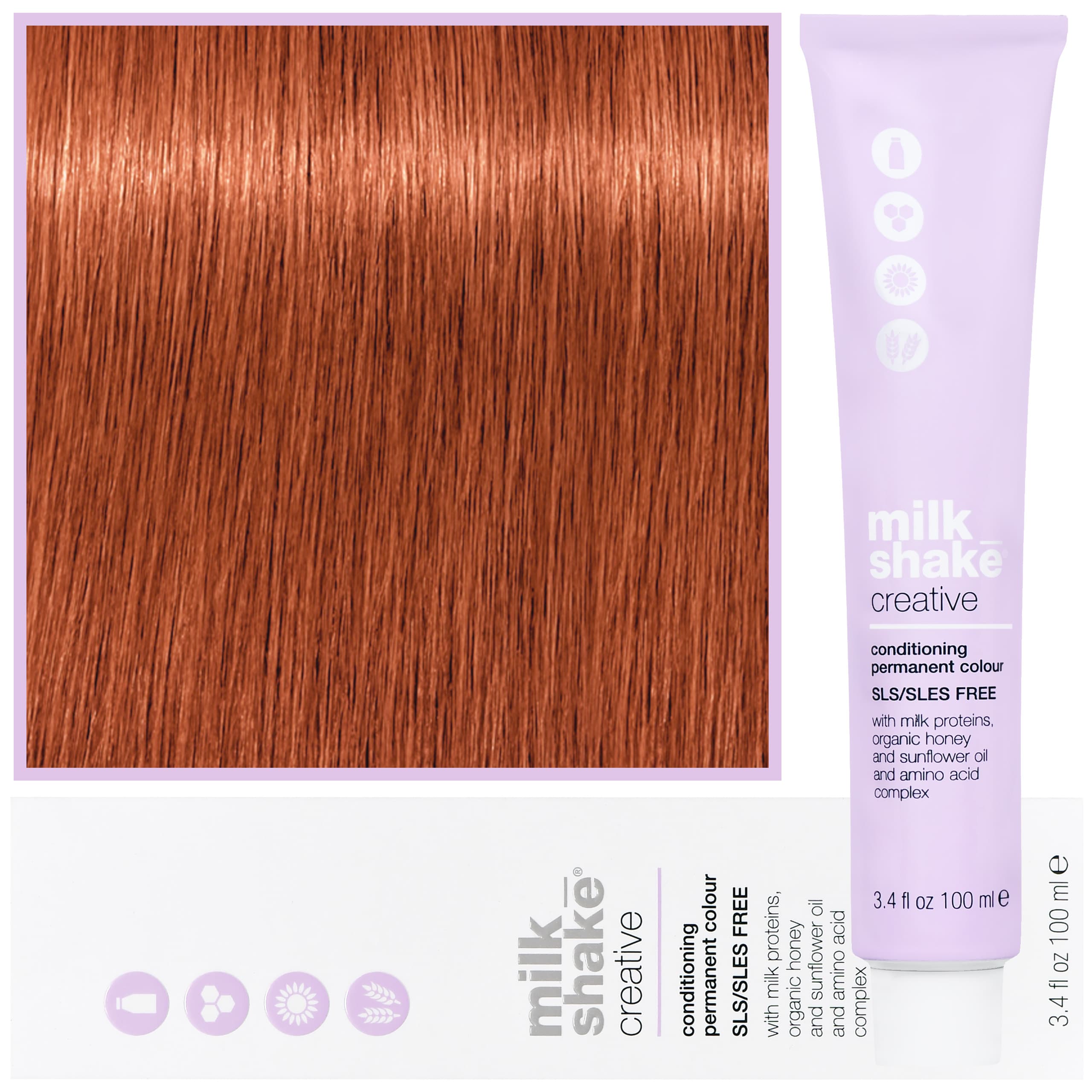 Creative - farba do włosów, pełna paleta kolorów, 8,4 | 8C | | Jasny Miedziany Blond
