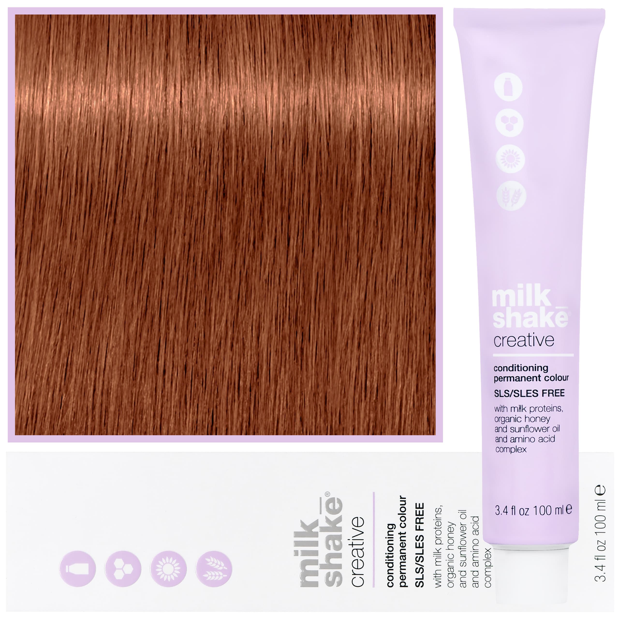 Creative - farba do włosów, pełna paleta kolorów, 7,4 | 7C | | Średni Miedziany Blond