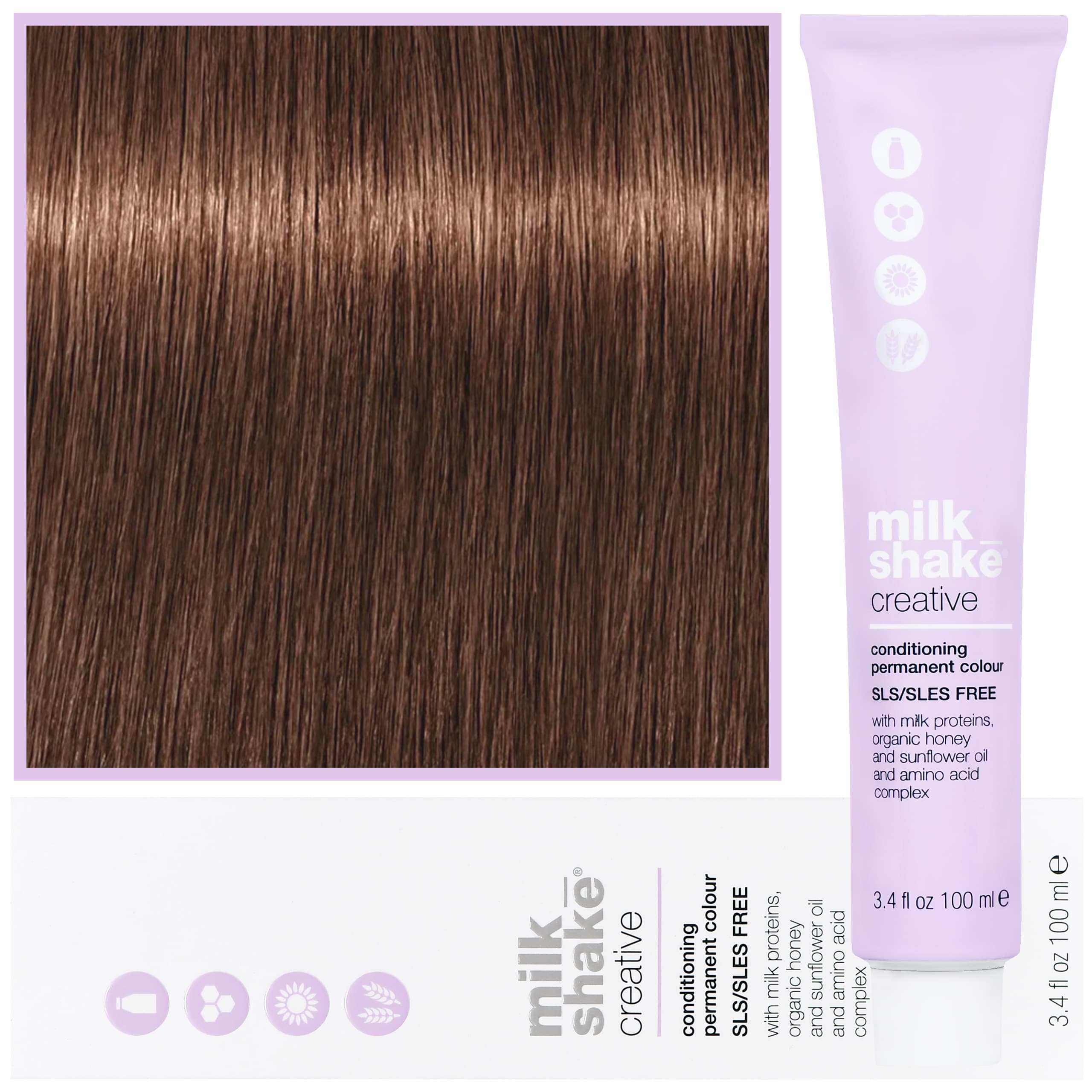 Creative - farba do włosów, pełna paleta kolorów, 7,35 | 7GM | | Średni Mahoniowy Złoty Blond