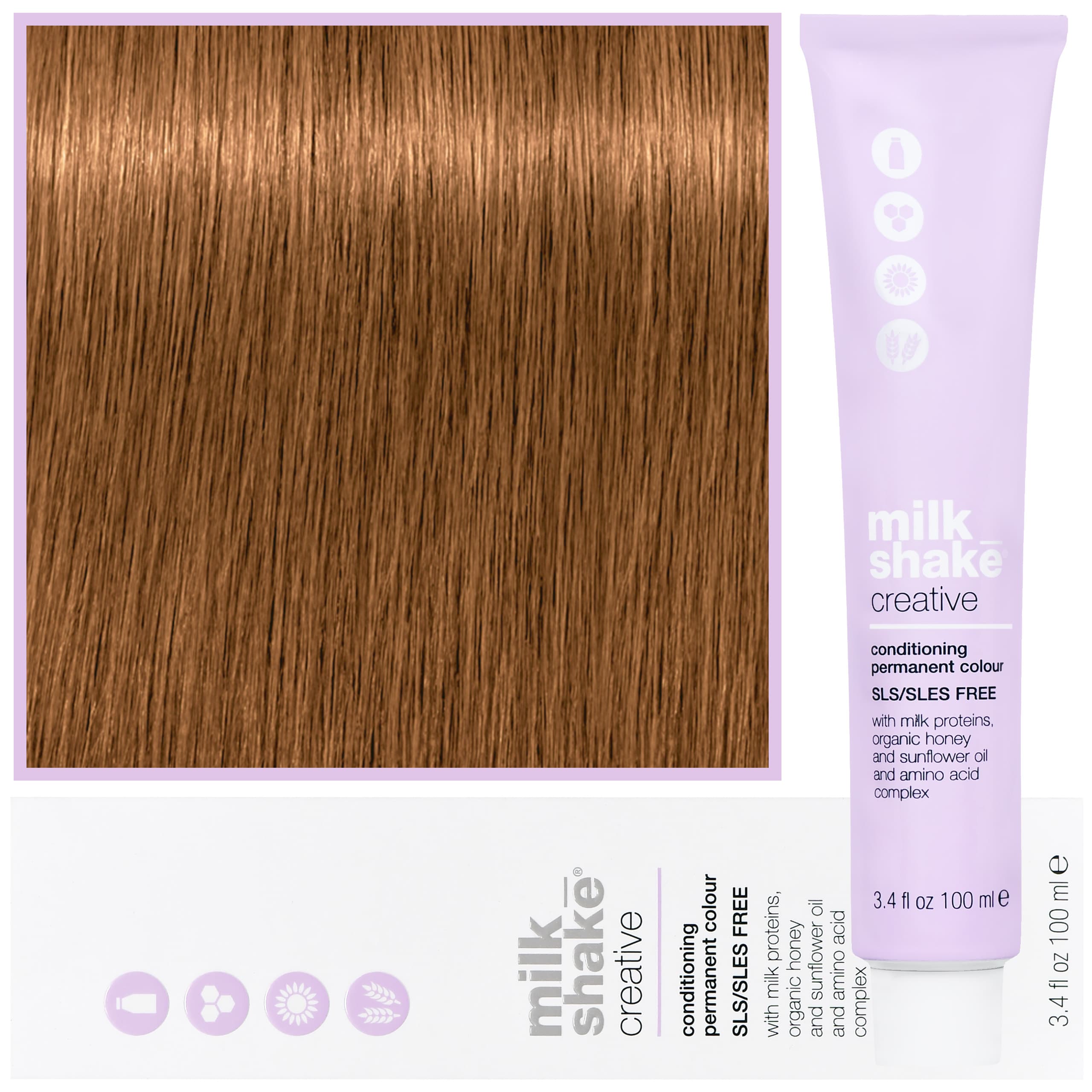 Creative - farba do włosów, pełna paleta kolorów, 7,3 | | | Średni Złoty Blond