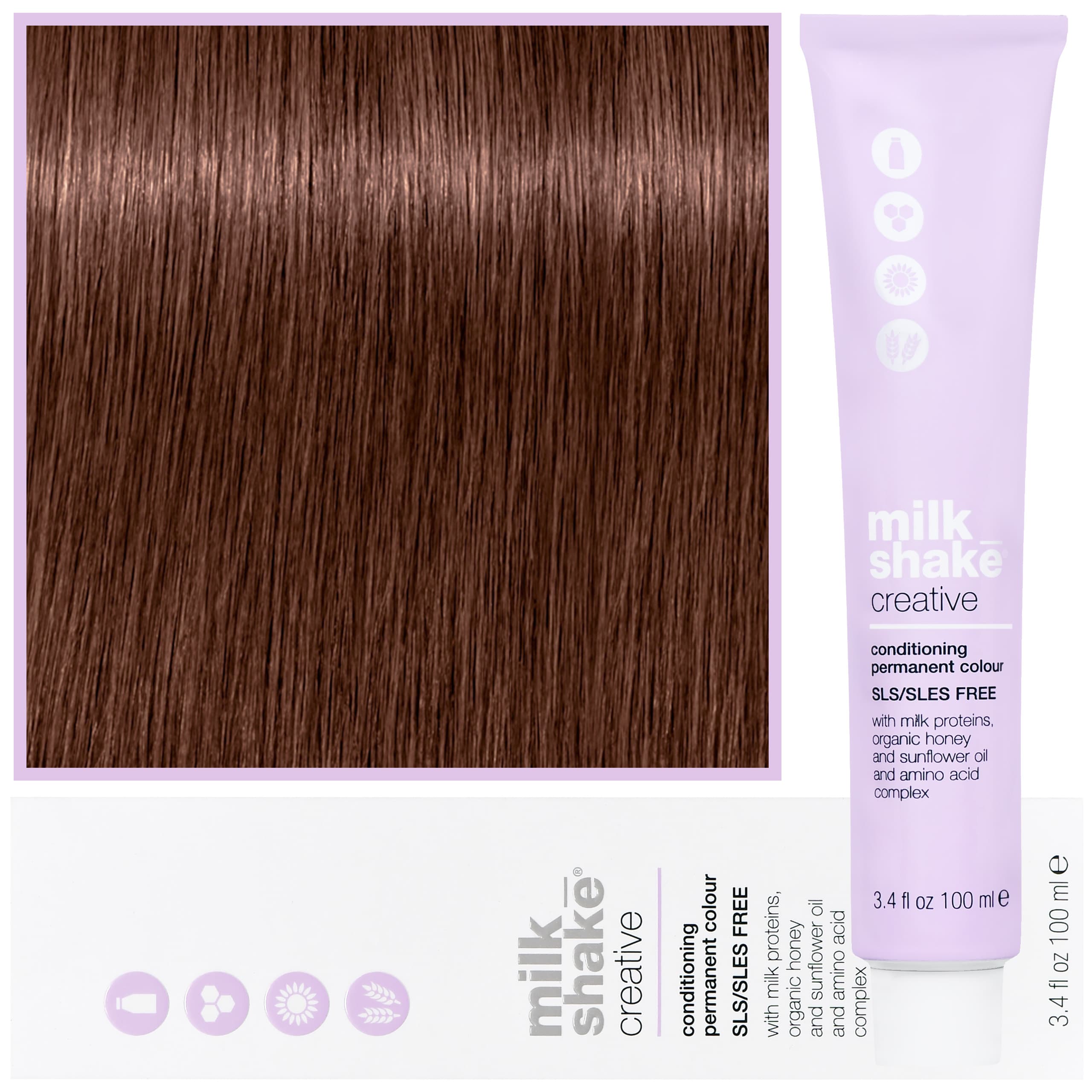 Creative - farba do włosów, pełna paleta kolorów, 6,43 | 6CG | | Ciemny Miedziany Złoty Blond