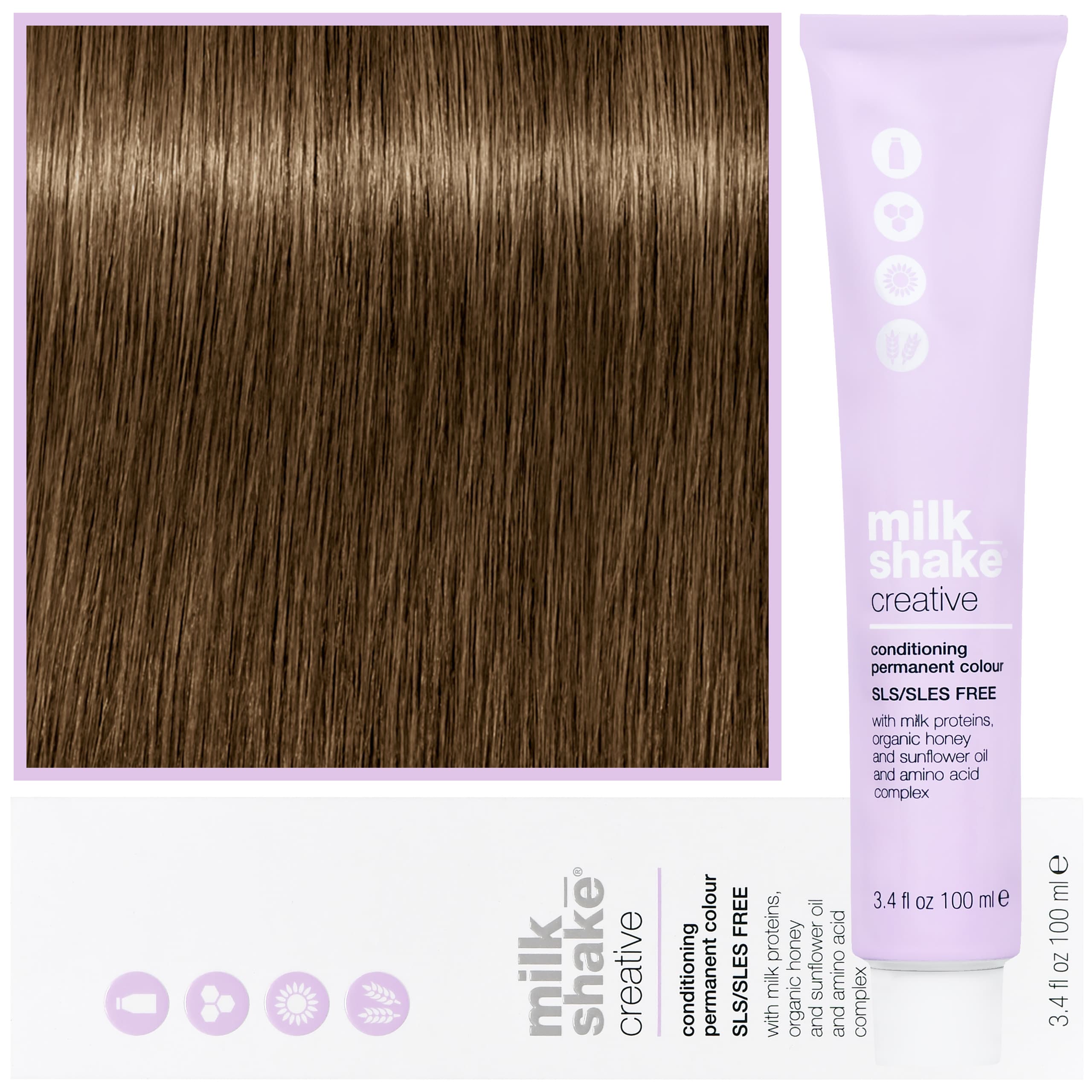 Creative - farba do włosów, pełna paleta kolorów, 6 | 6N | | Ciemny Blond