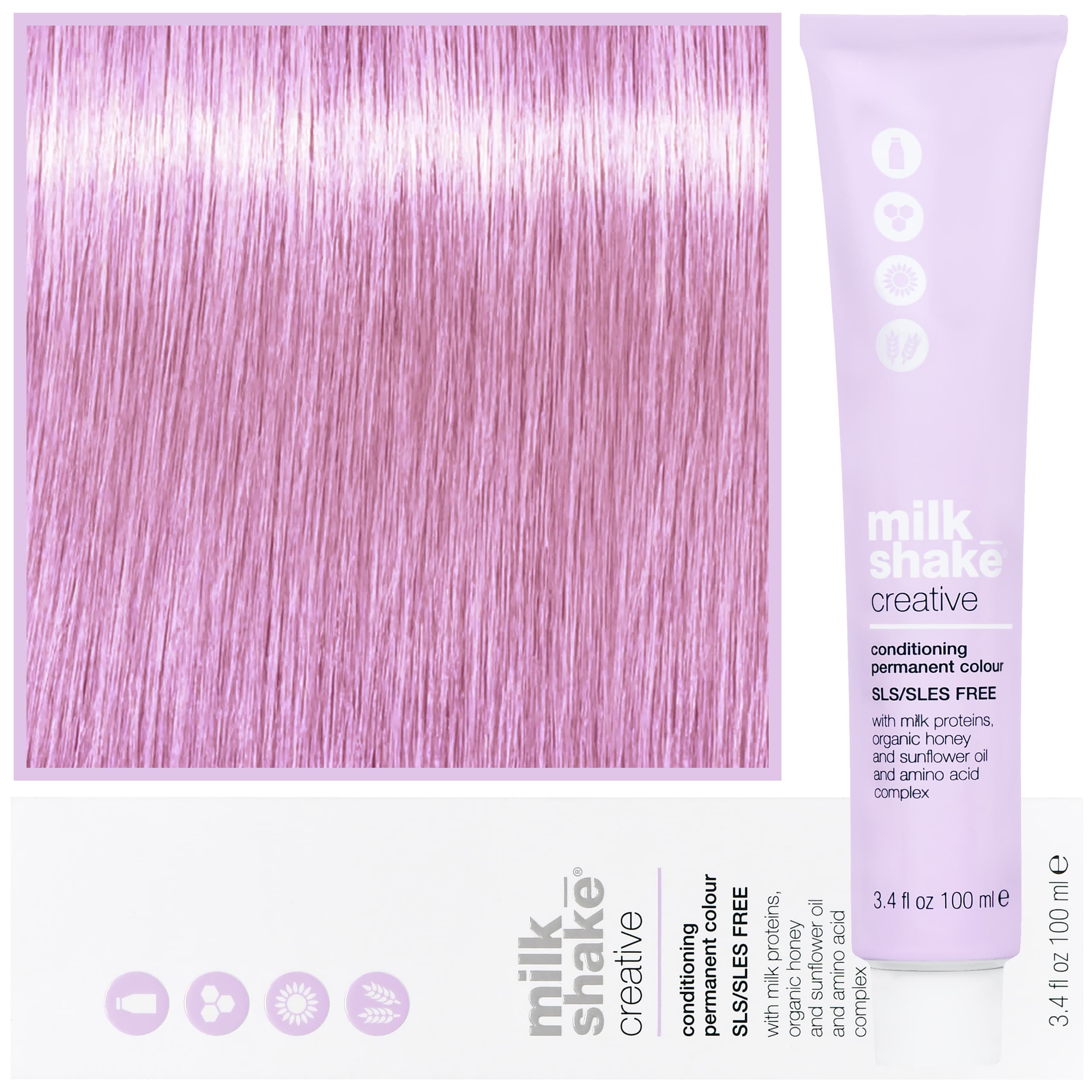 Creative - farba do włosów, pełna paleta kolorów, 10,76 | 10VR | | Czerwony Fioletowy Platynowy Blond