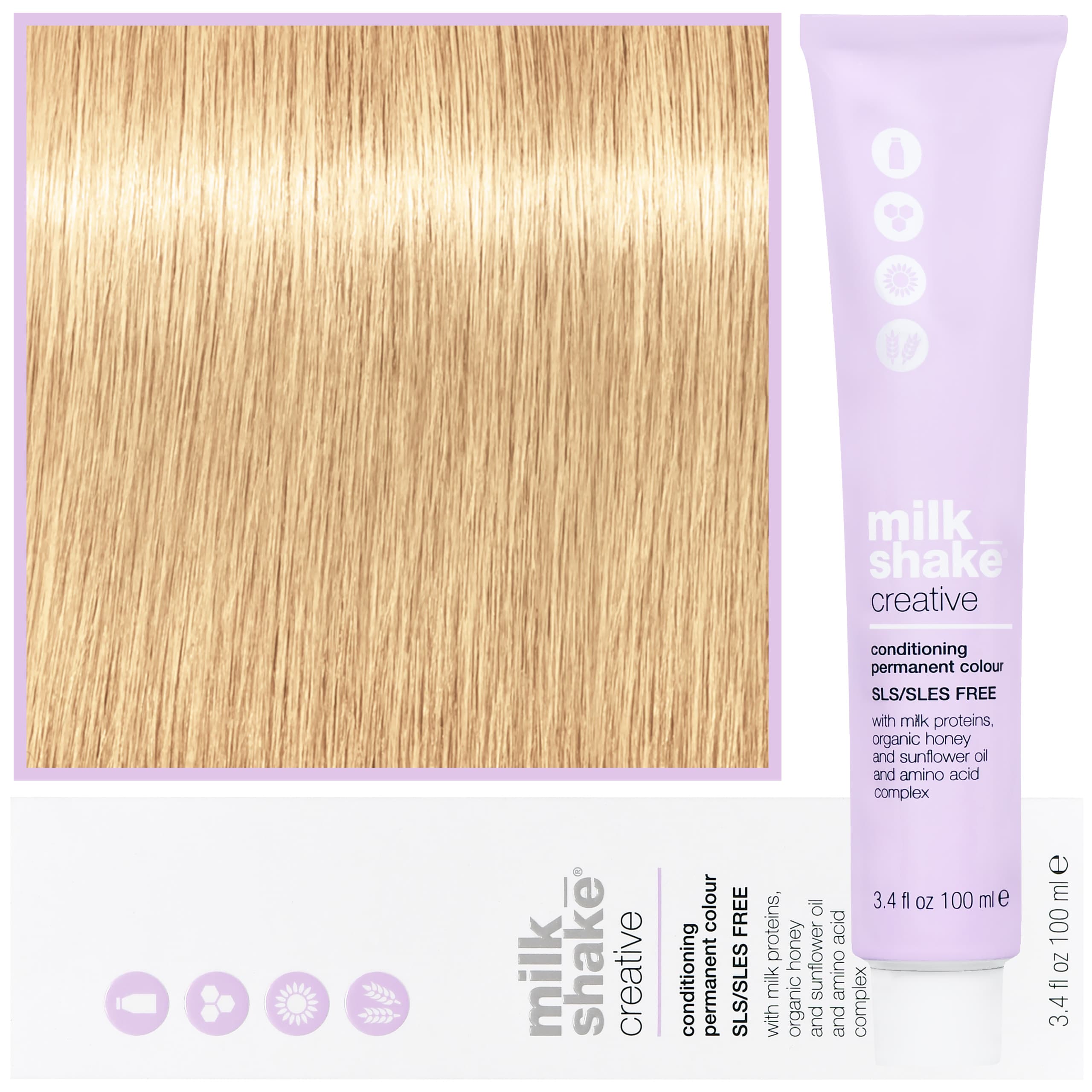 Creative - farba do włosów, pełna paleta kolorów, 10,0 | 10NN | | Intensywny Platynowy Najjaśniejszy Blond