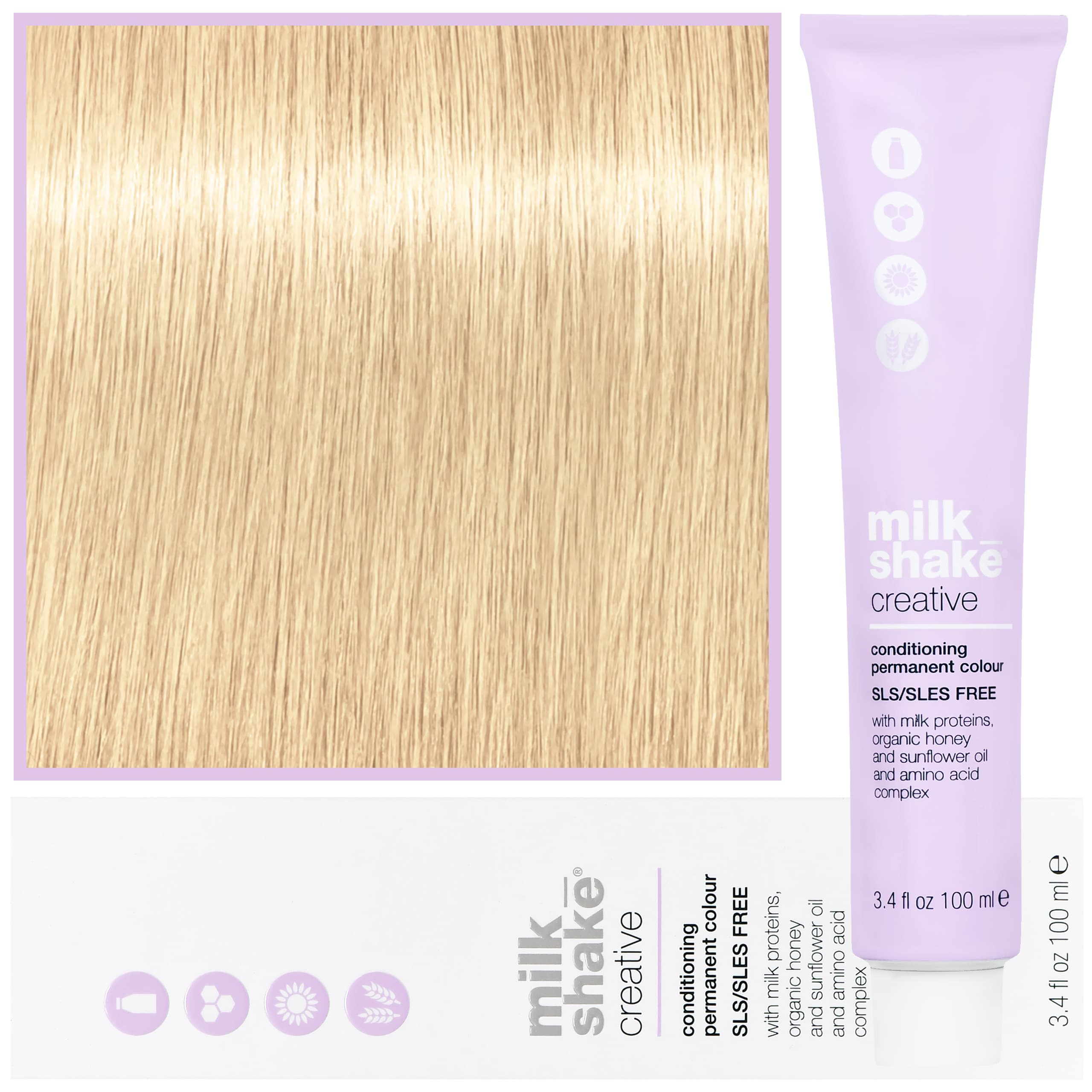 Creative - farba do włosów, pełna paleta kolorów, 10 | 10N | | Najjasniejszy Platynowy Blond