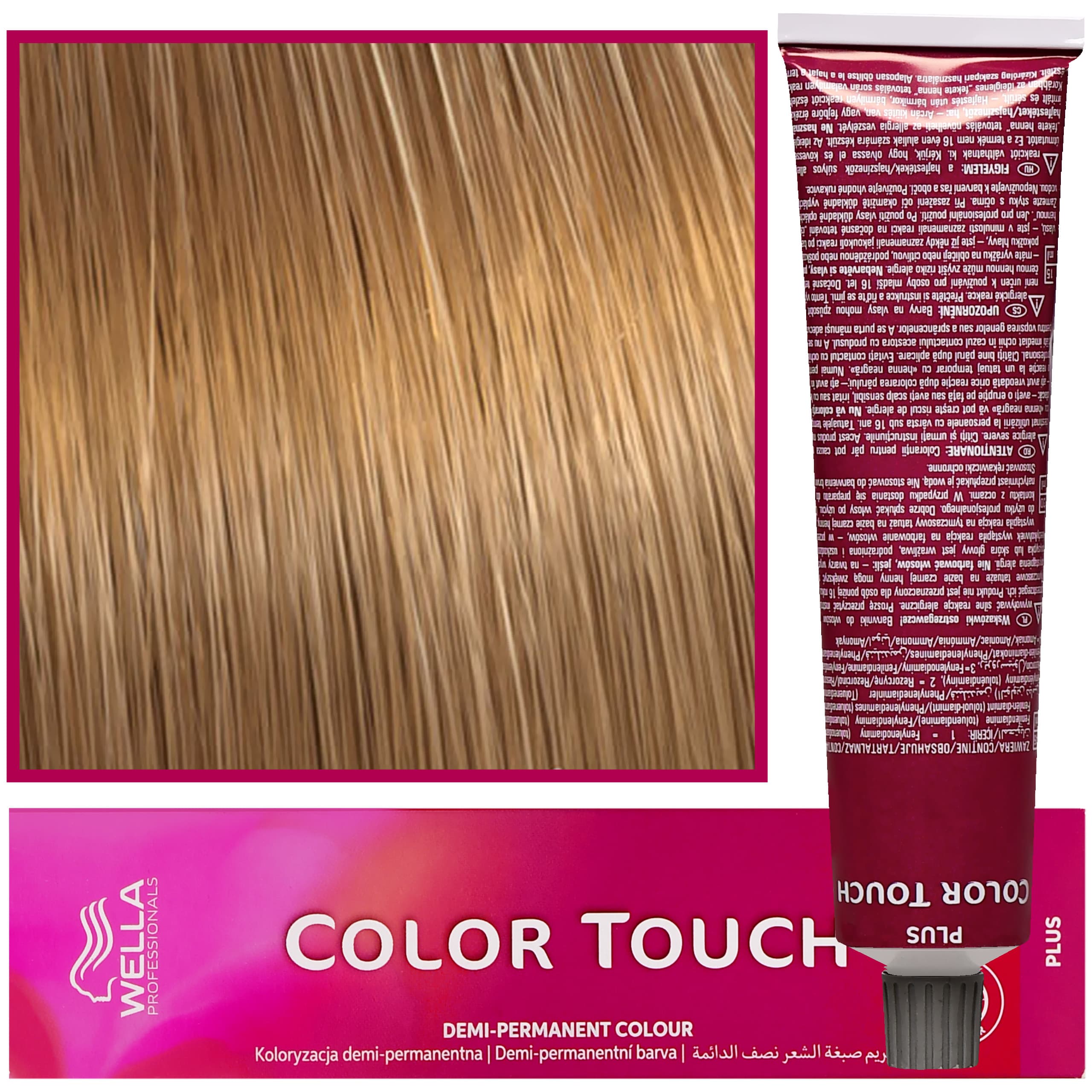 Color Touch - profesjonalna farba do włosów bez amoniaku, 88/03 Intensywny Jasny Blond Delikatnie Złoty
