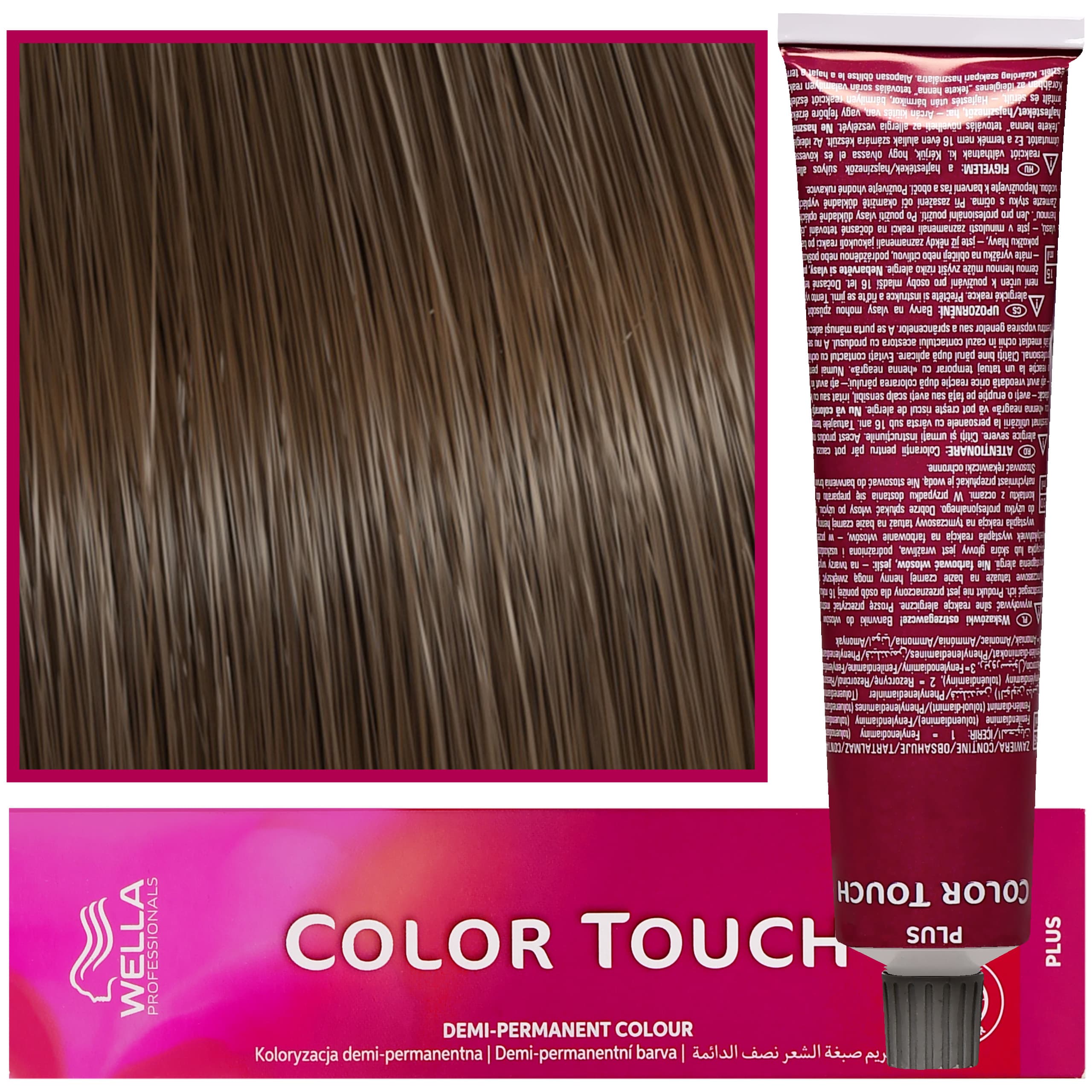 Color Touch - profesjonalna farba do włosów bez amoniaku, 66/07 Intensywny Ciemny Blond Delikatnie Mahoniowy (Mokka)